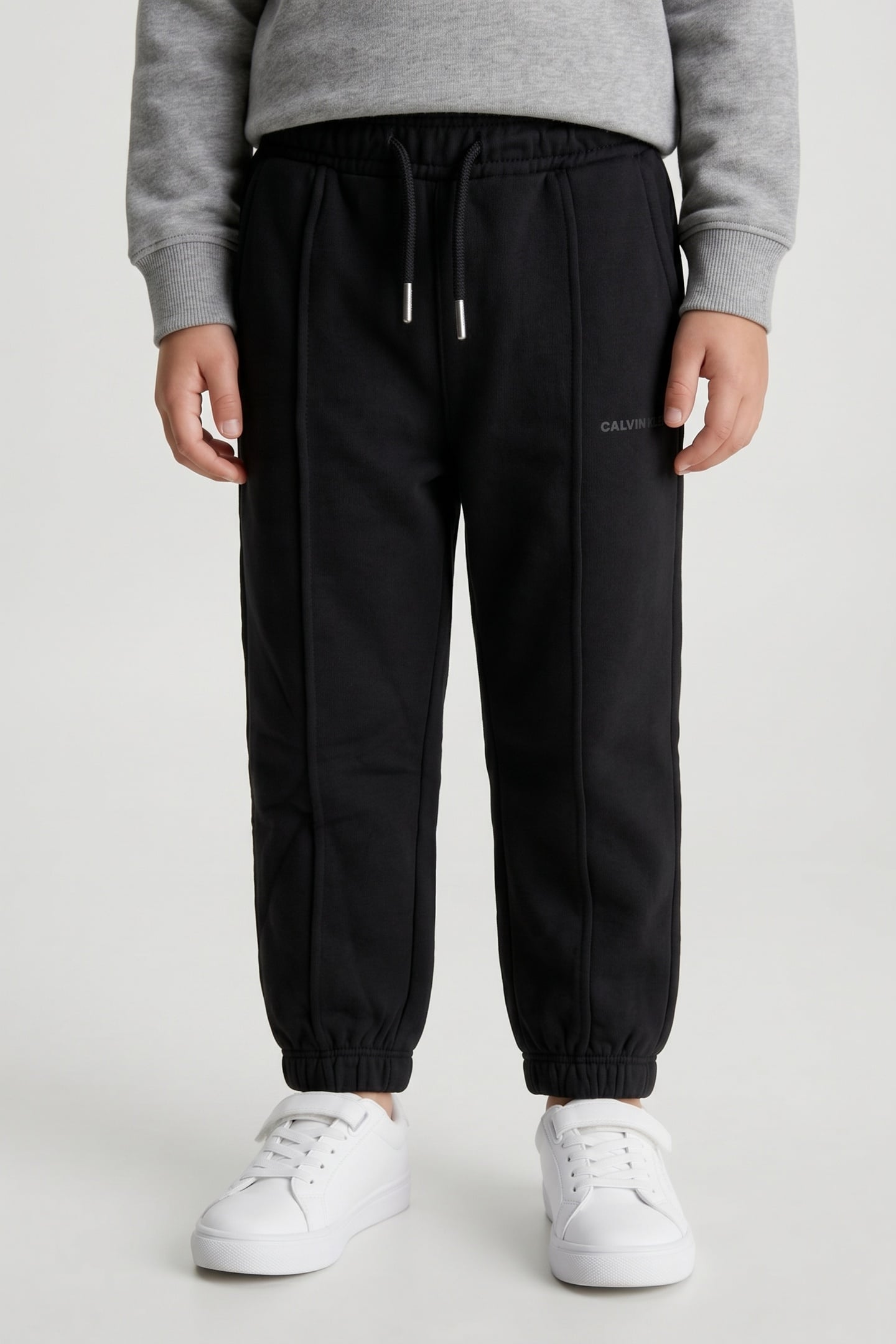 BOYS RELAXED PINTUCK SWEATPANT BLACK 1