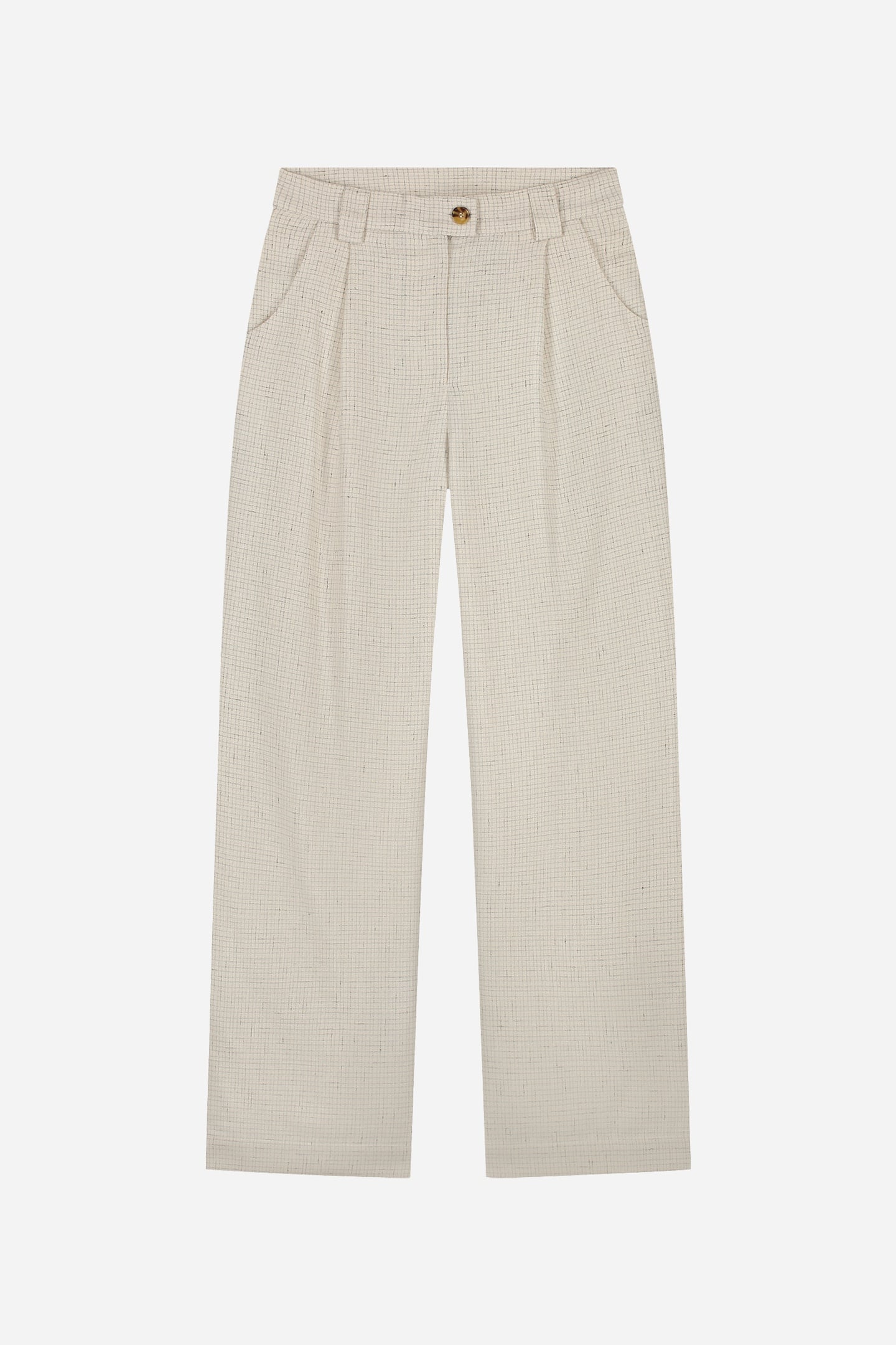 NOUS SOMMES LABELS – RHODIE TWEED PANTS WHITE 4