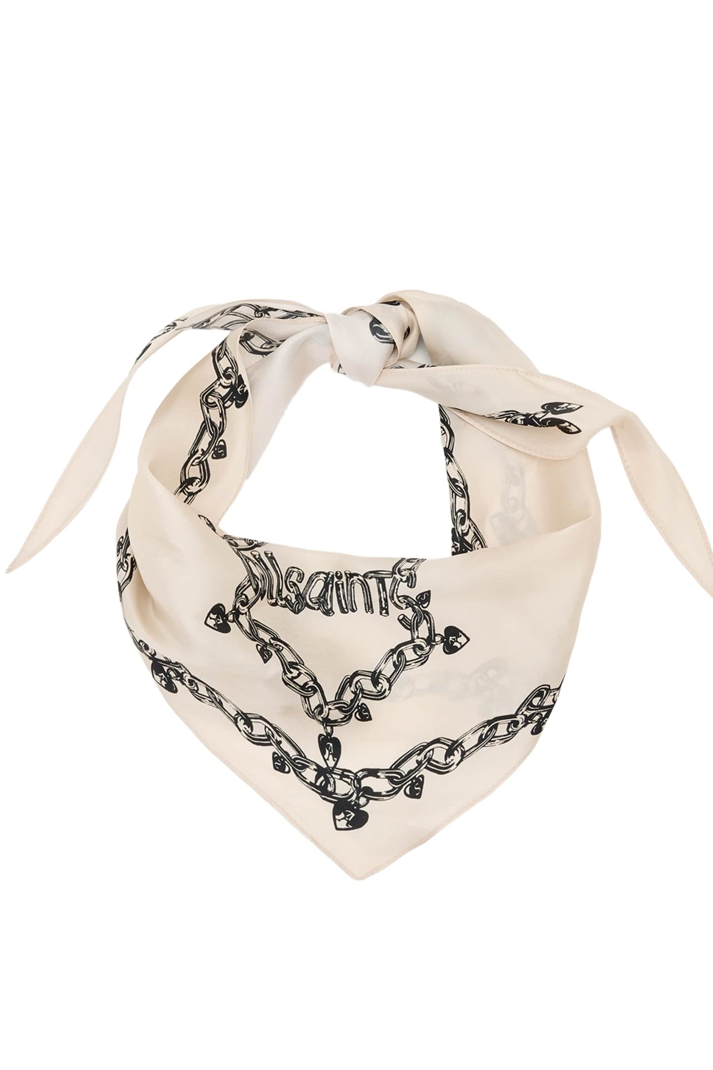 VIDA SKINNY SCARF CHALK 1