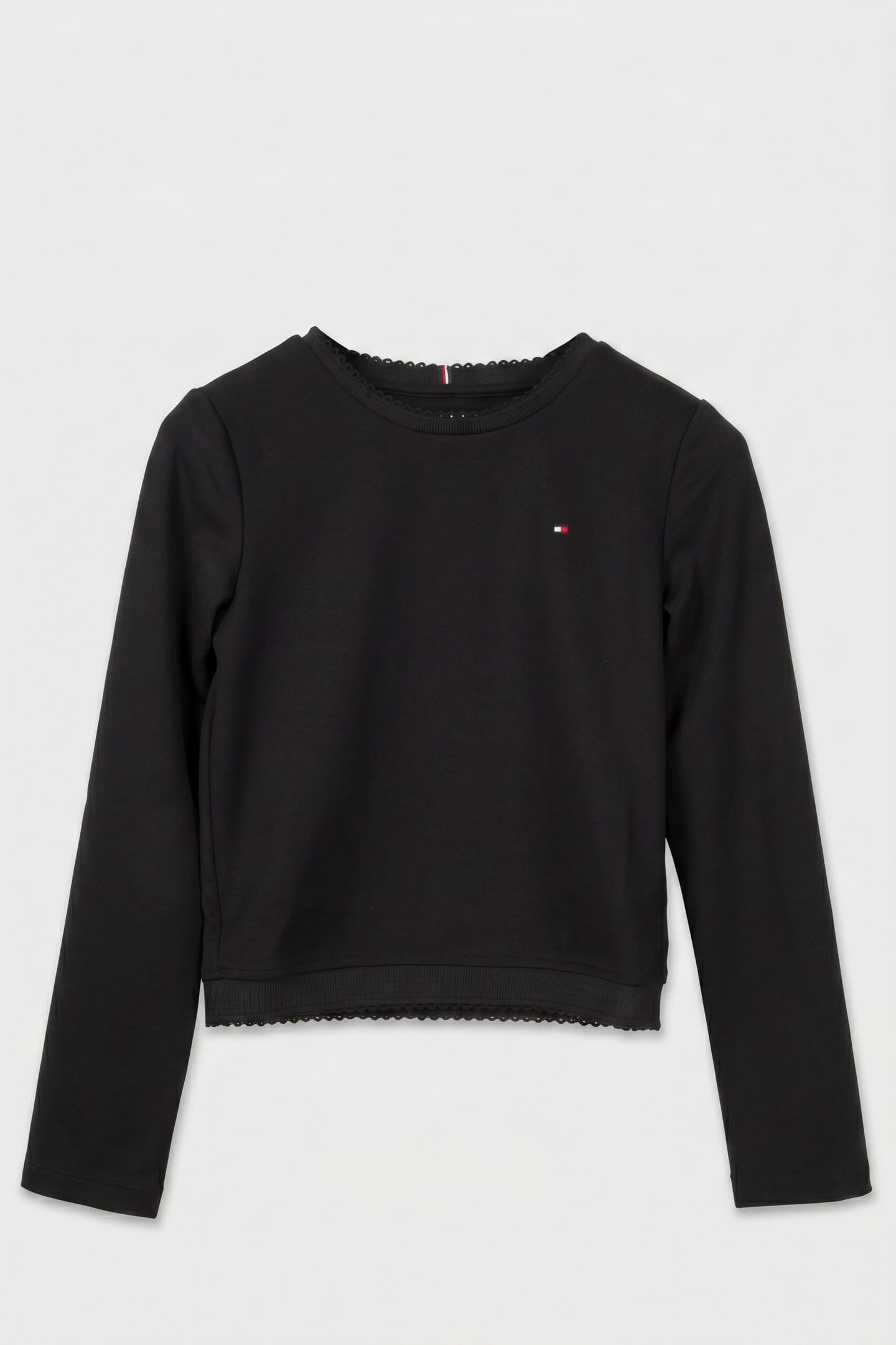 GIRLS PUNTO TOP LS BLACK 2