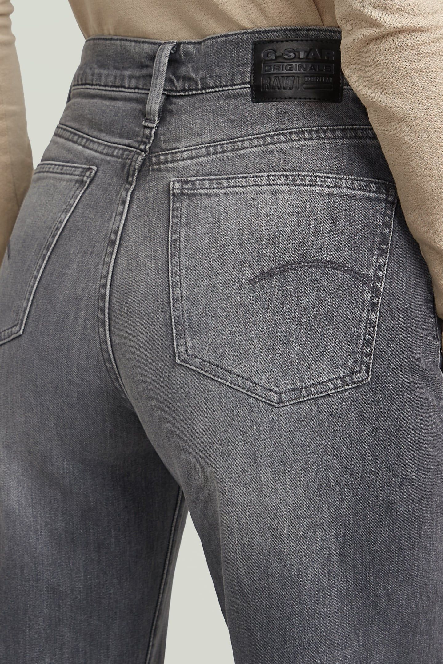 DECK ULTRA HIGH WIDE LEG JEANS GREY 6