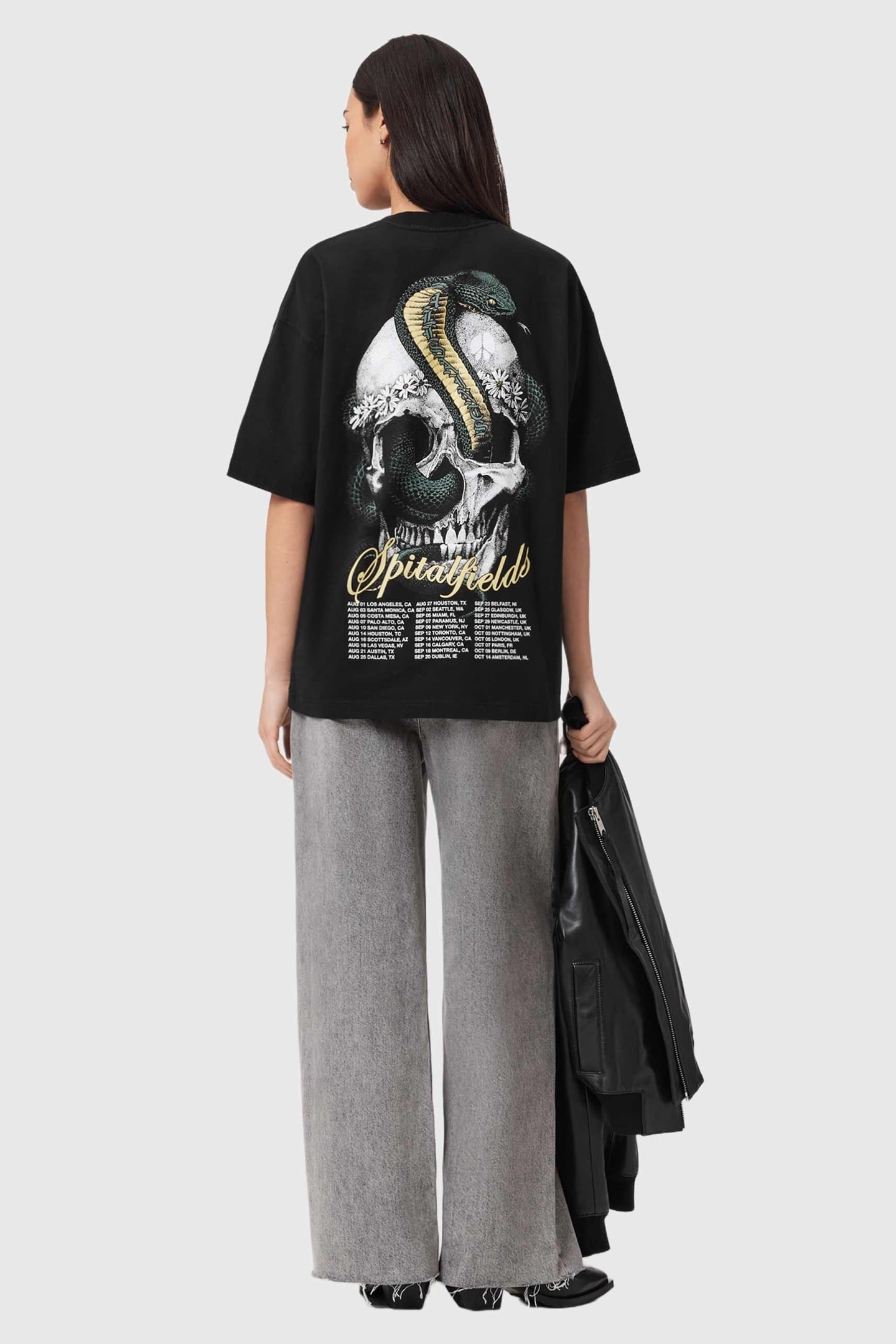 SNAKEHEAD ETTA TEE WASHED BLACK 7