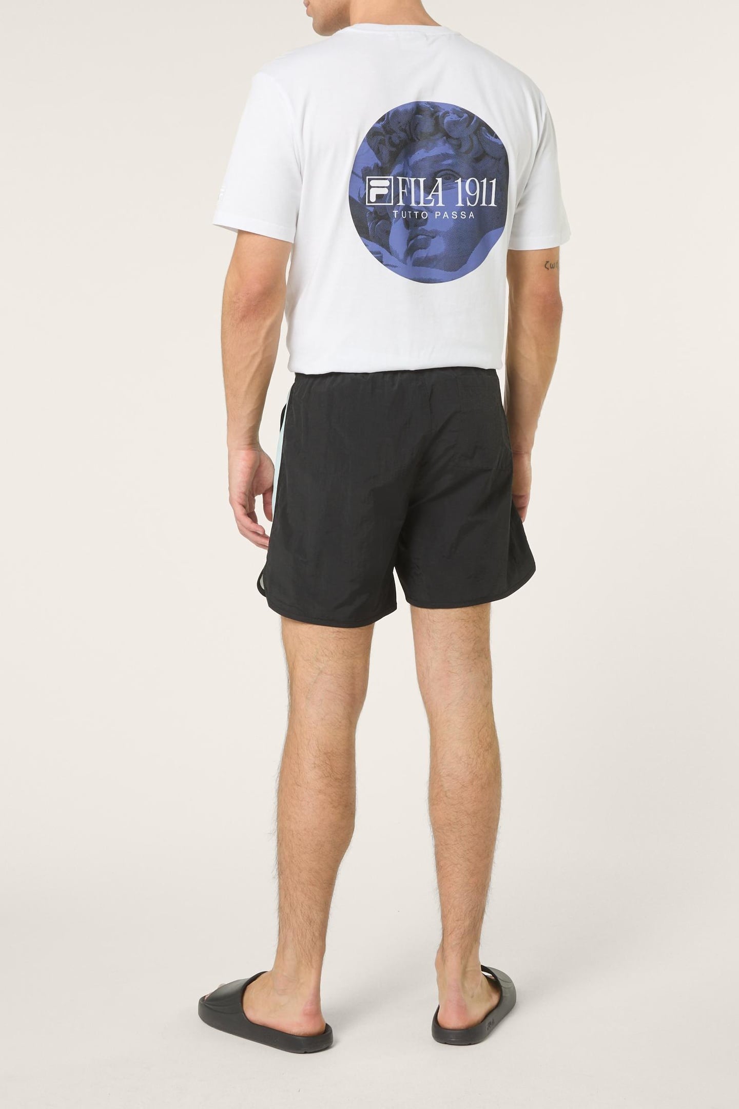 MASSA RELAXED BLOCKED BEACH SHORTS BLACK-SOOTHING SEA 2