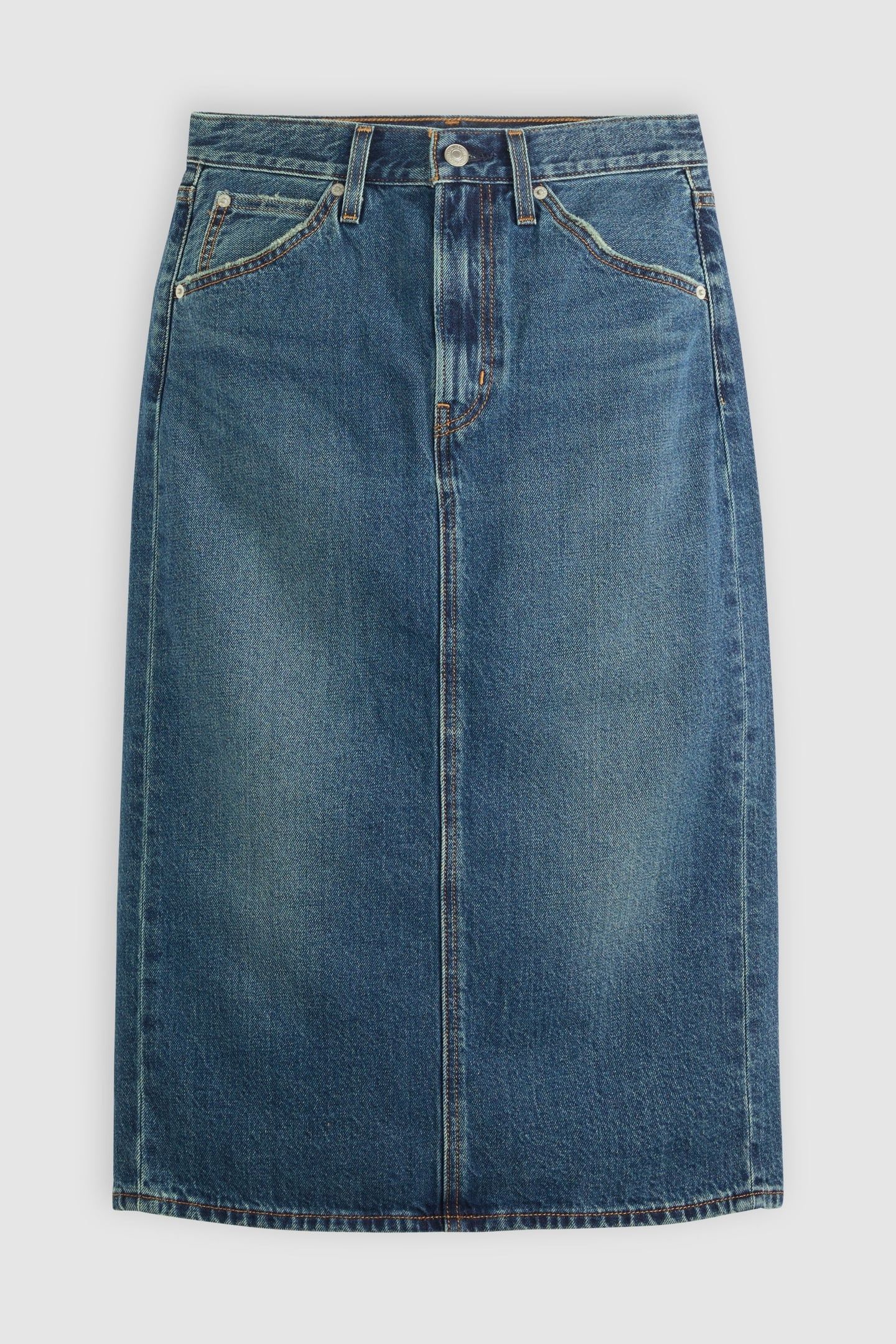 HIGH RISE BACK SLIT SKIRT 8