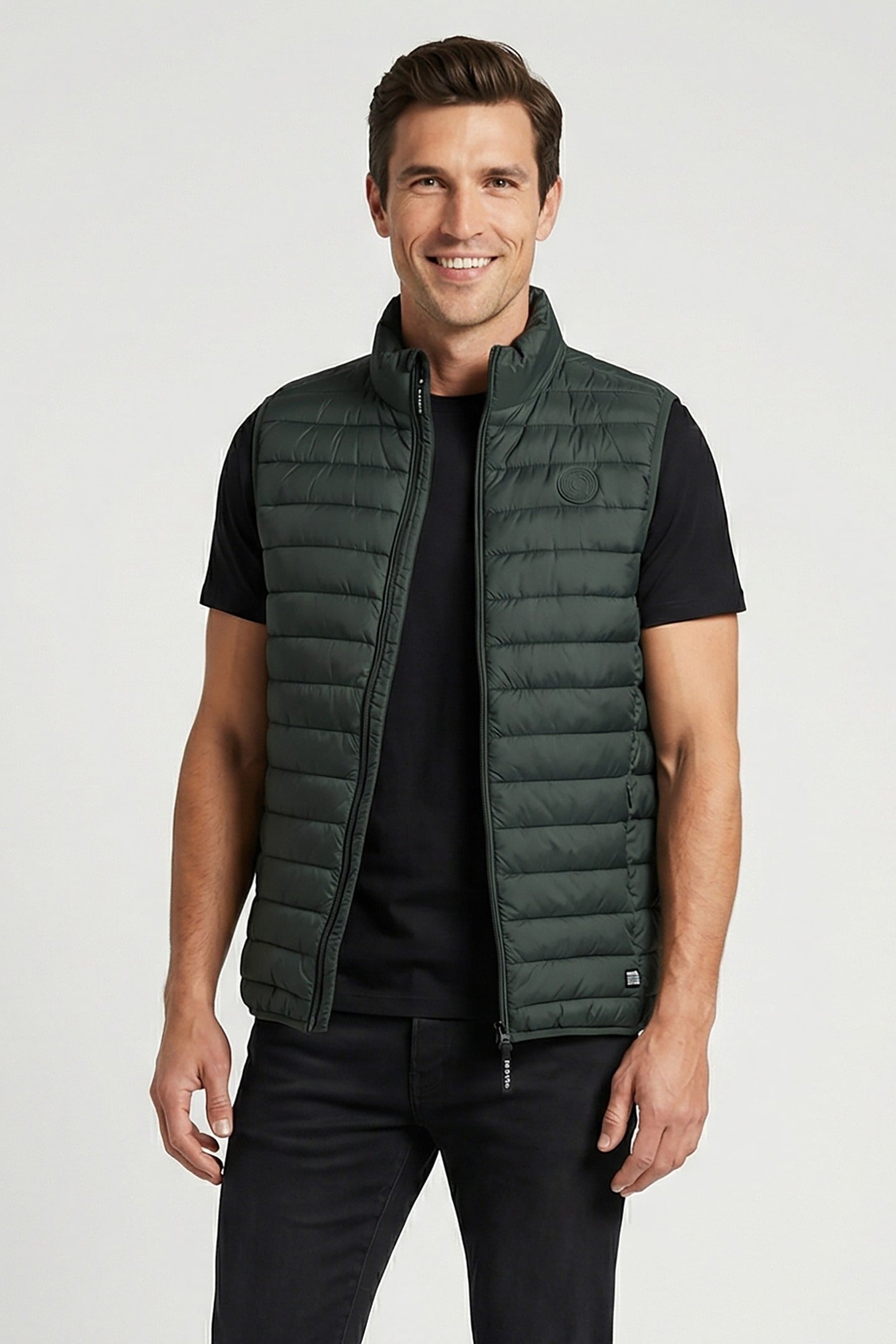 BUDDY POLYAMIDE BODYWARMER ARMY 1
