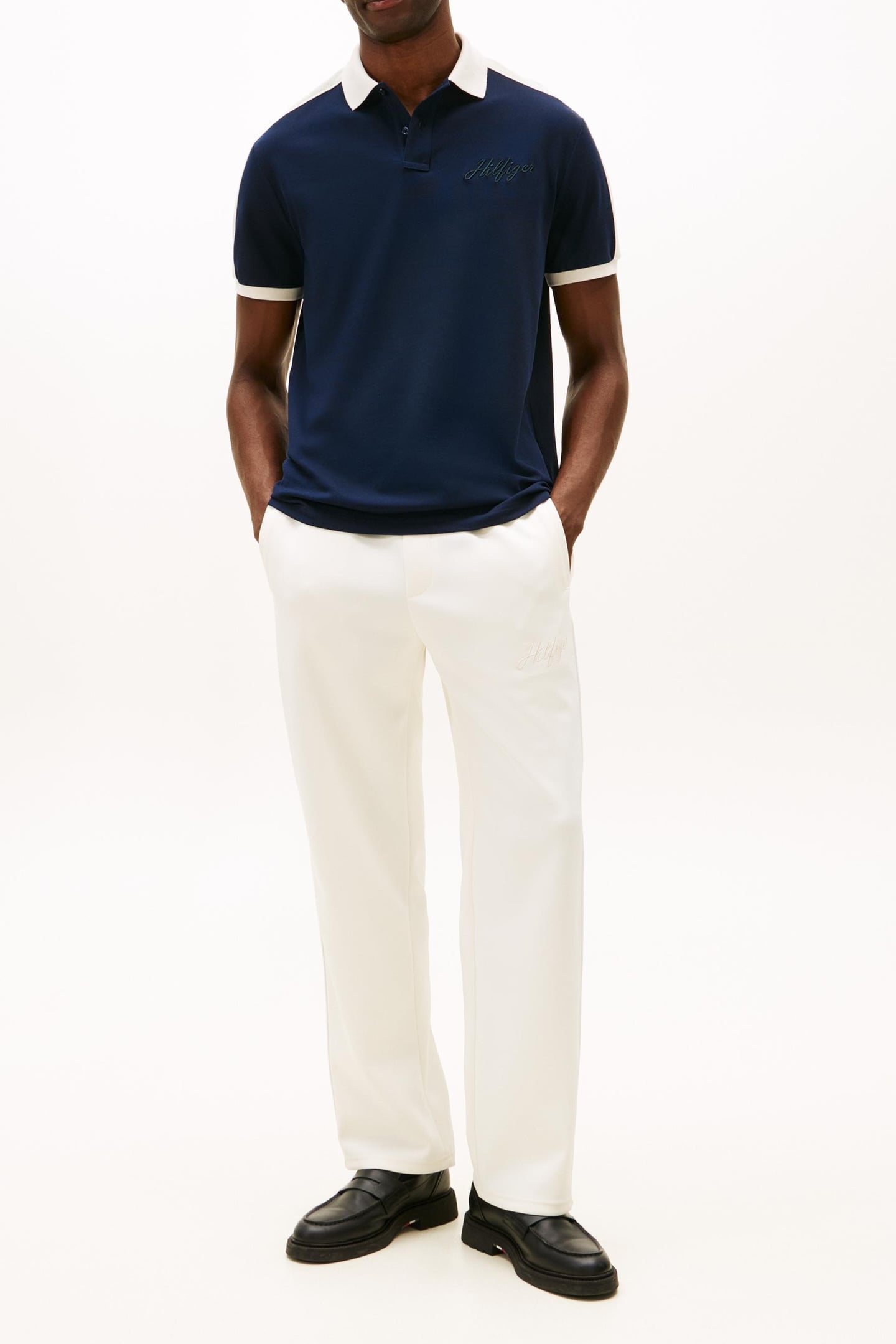 MESH DETAIL CLASSIC POLO DARK NIGHT NAVY 1