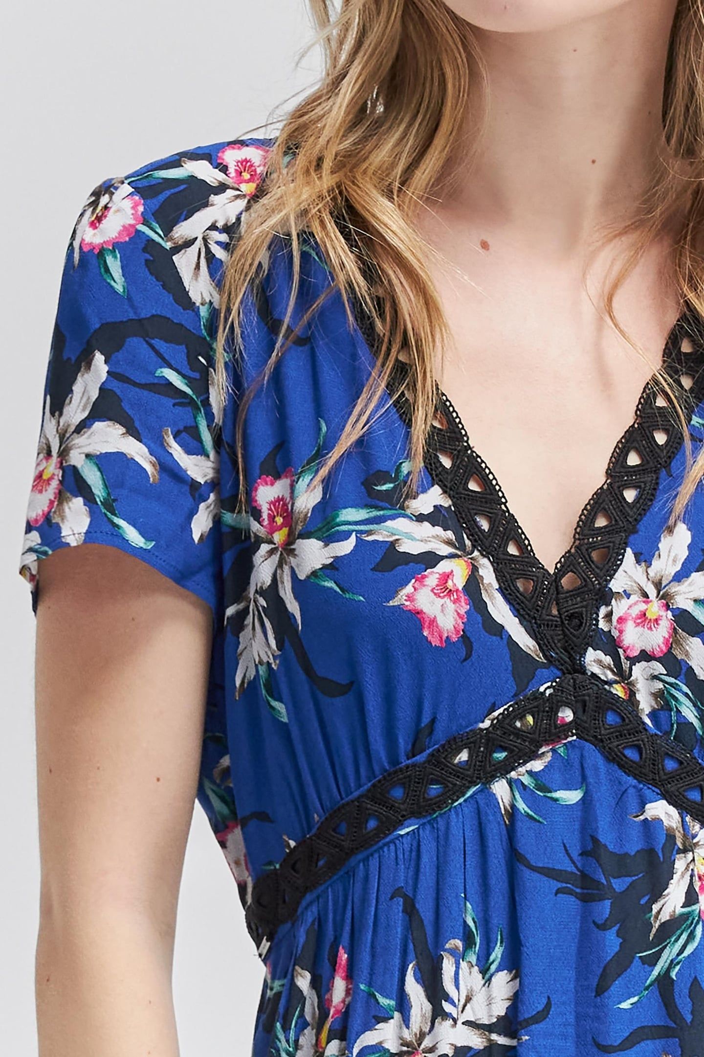 LENZING™ ECOVERO™ DRESS, BIRDS OF PARADISE PRINT 5