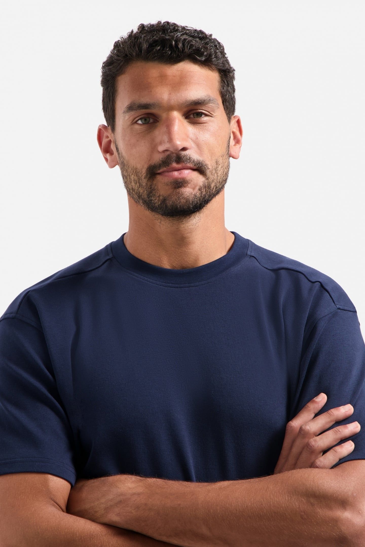 T-SHIRT CREWNECK SOLID HEAVY INTERLOCK NIGHT 7