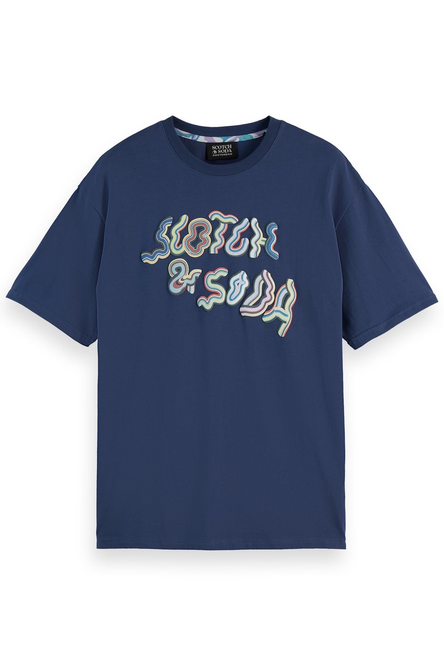 RELAXED-FIT FRONT ARTWORK T-SHIRT ATLANTIC BLUE 4