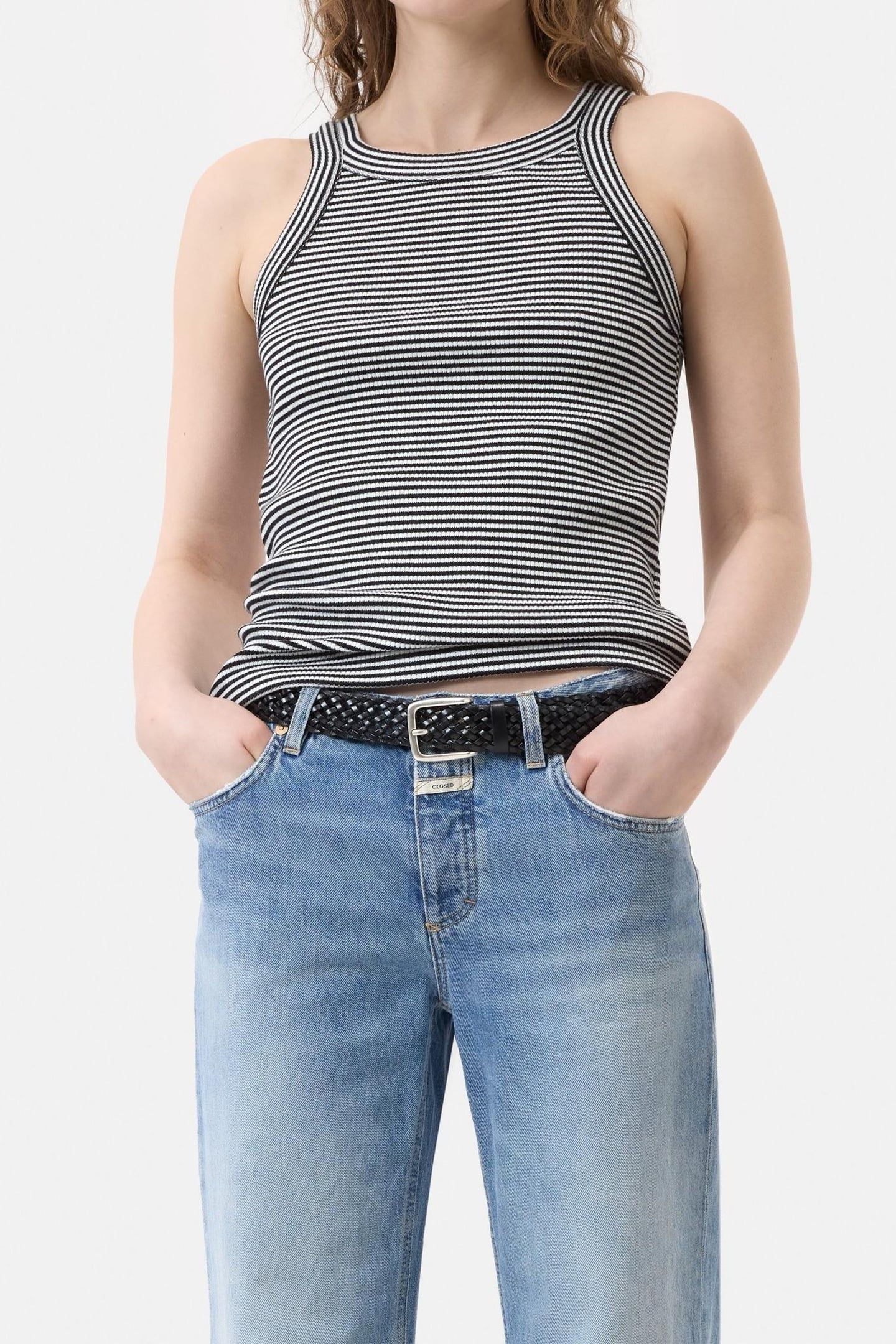 RACER TANK TOP IVORY 1