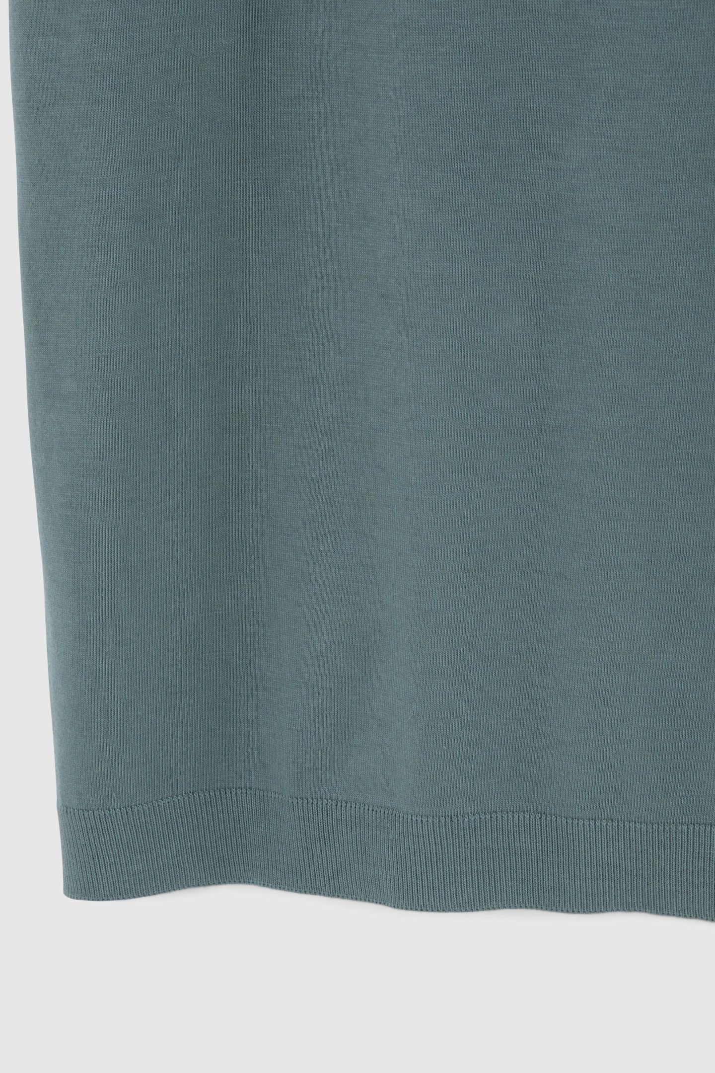 BLUISH GREEN COTTON MODAL BLEND POLO SHIRT 6