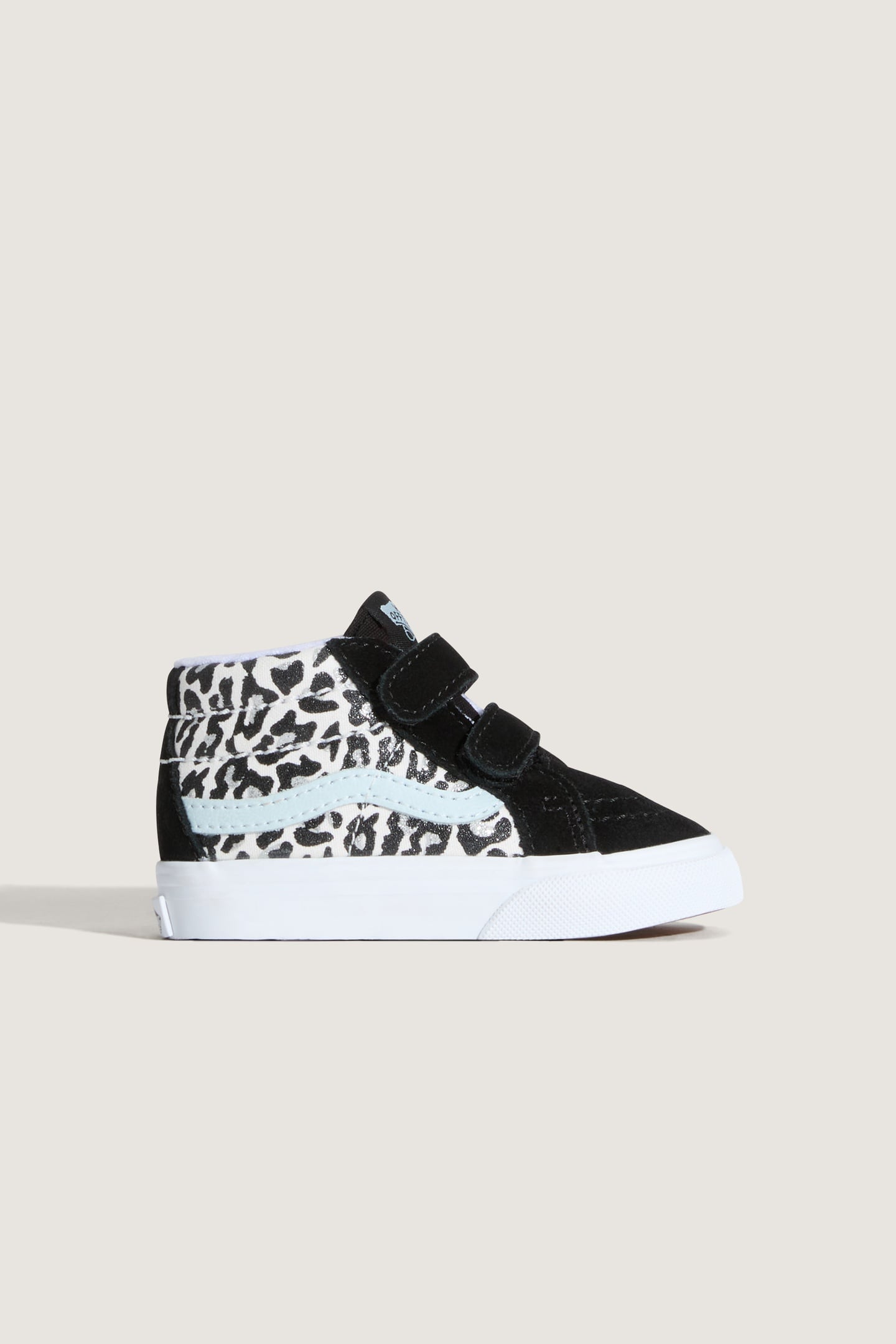 TODDLER SK8-MID REISSUE V LEOPARD GLITTER PASTEL BLUE 1