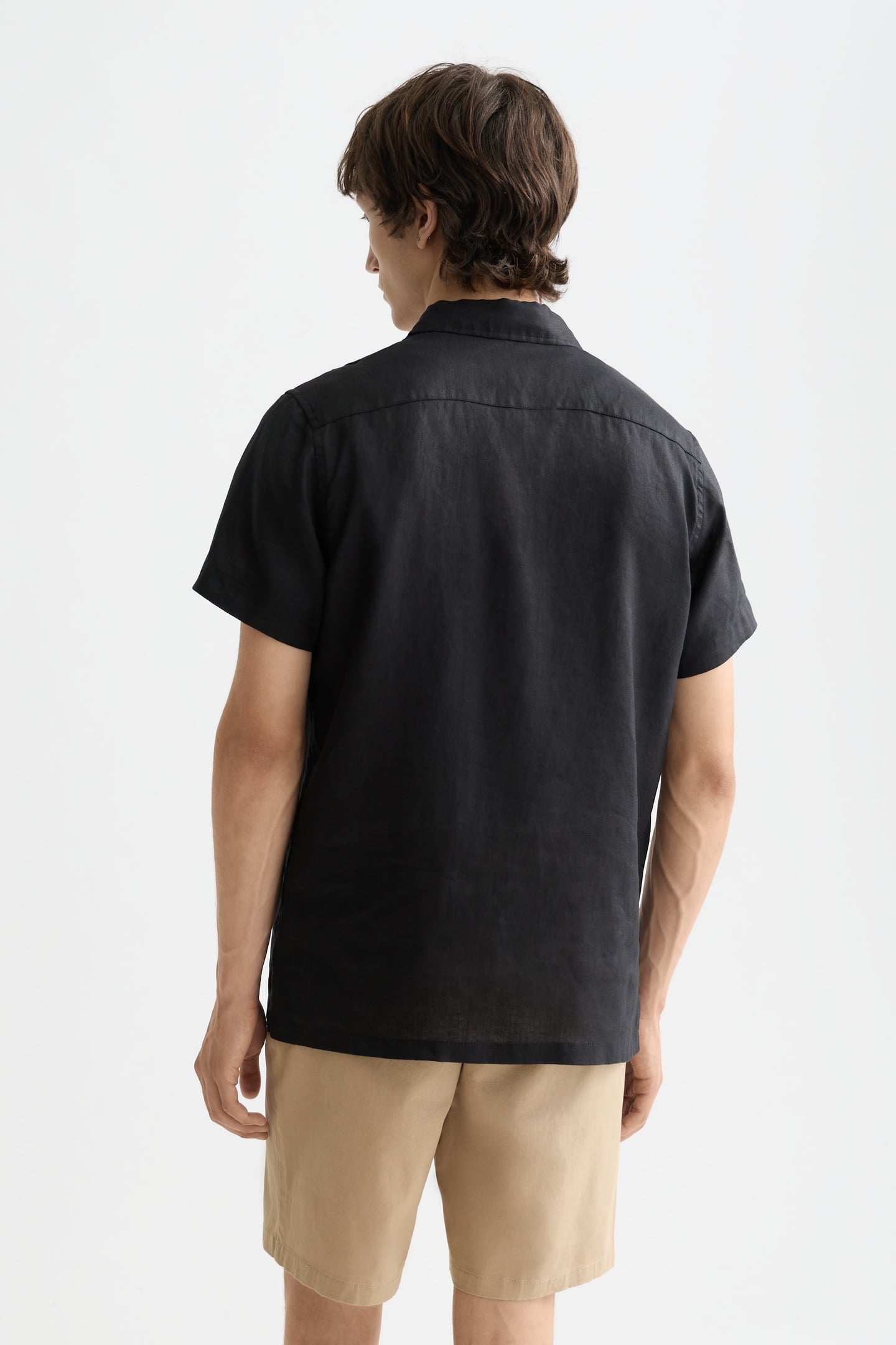 CORE LINEN SHIRT BLACK 3