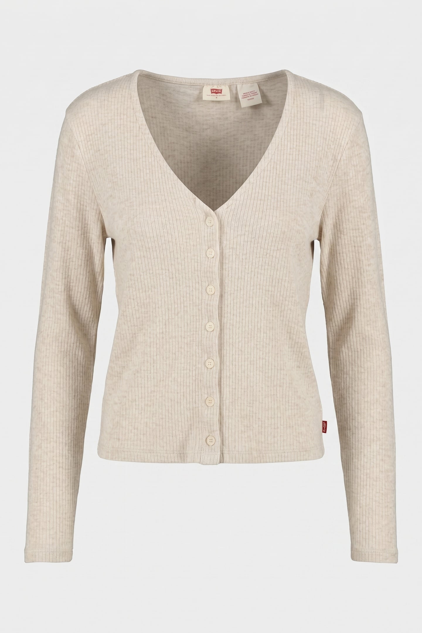 MUSE LS TEE HEATHER OATMEAL HEAT 3