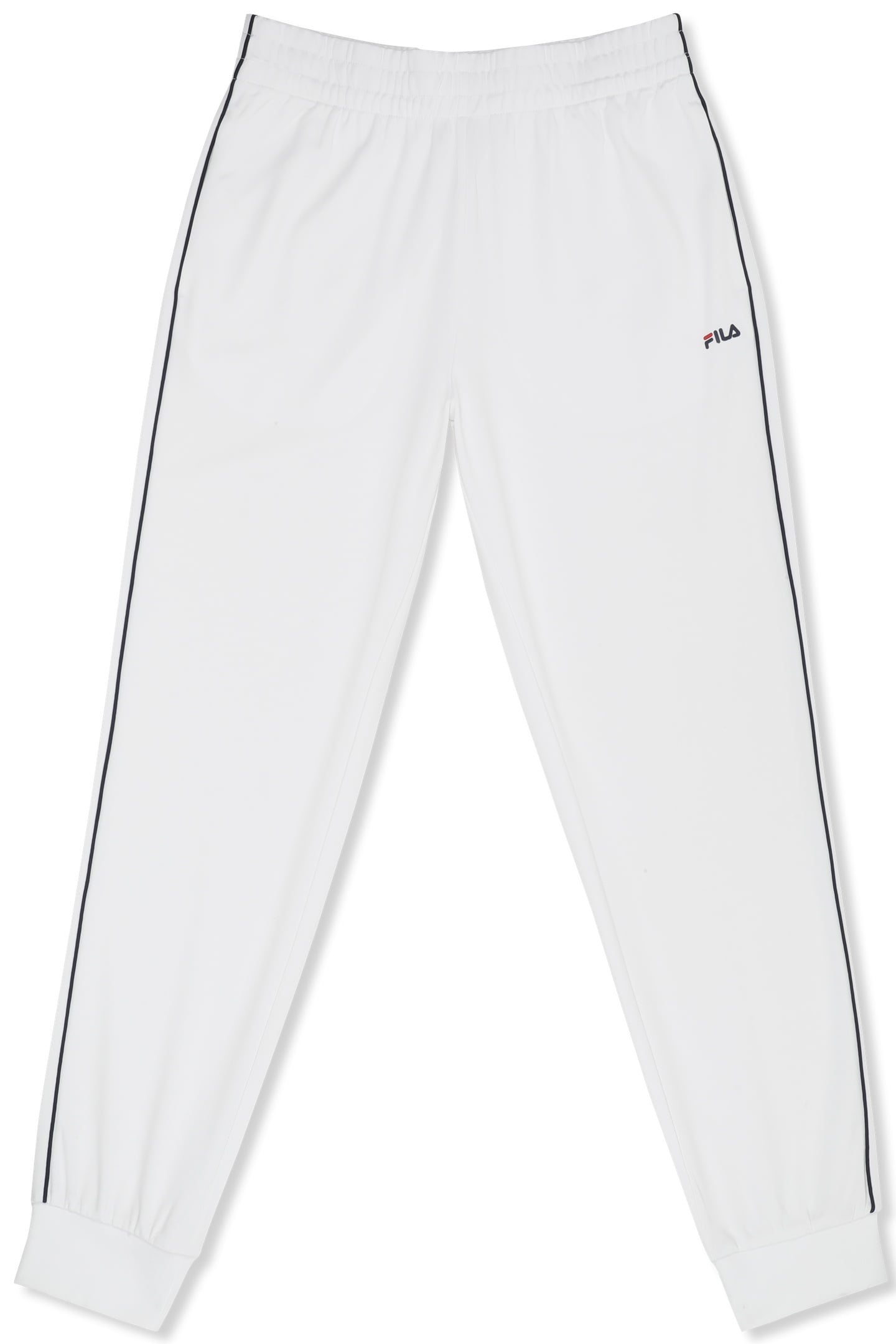 SAGANO REGULAR TRACK PANTS BRIGHT WHITE-BLACK IRIS 4