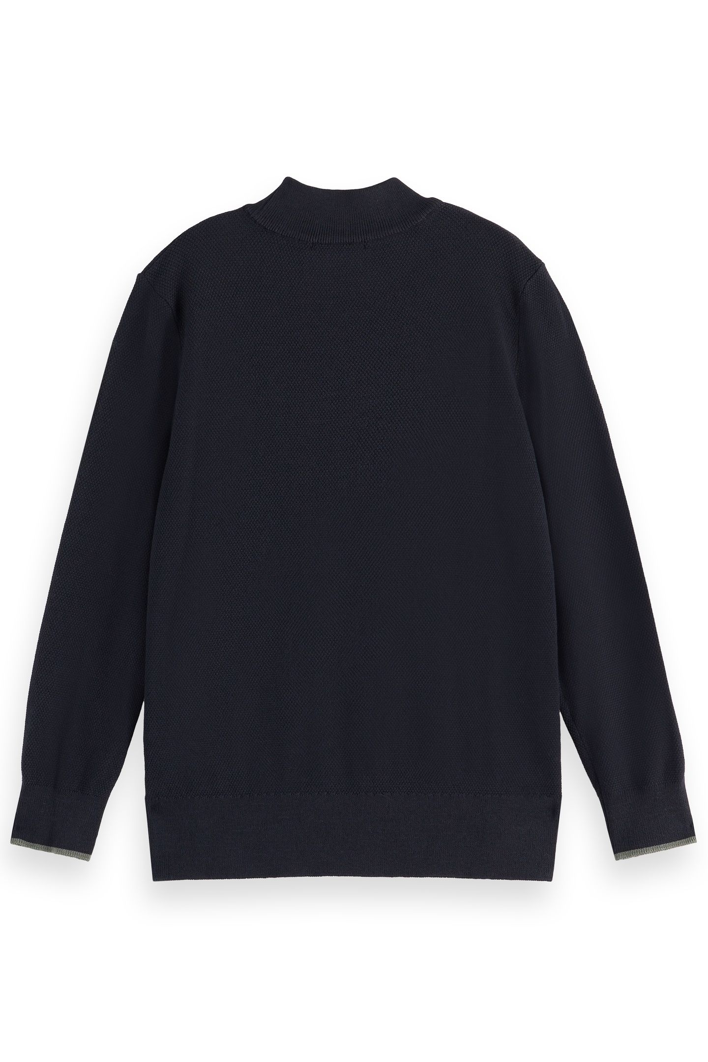 BOY REGULAR-FIT MOCK NECK PULLOVER ANTHRACITE 1