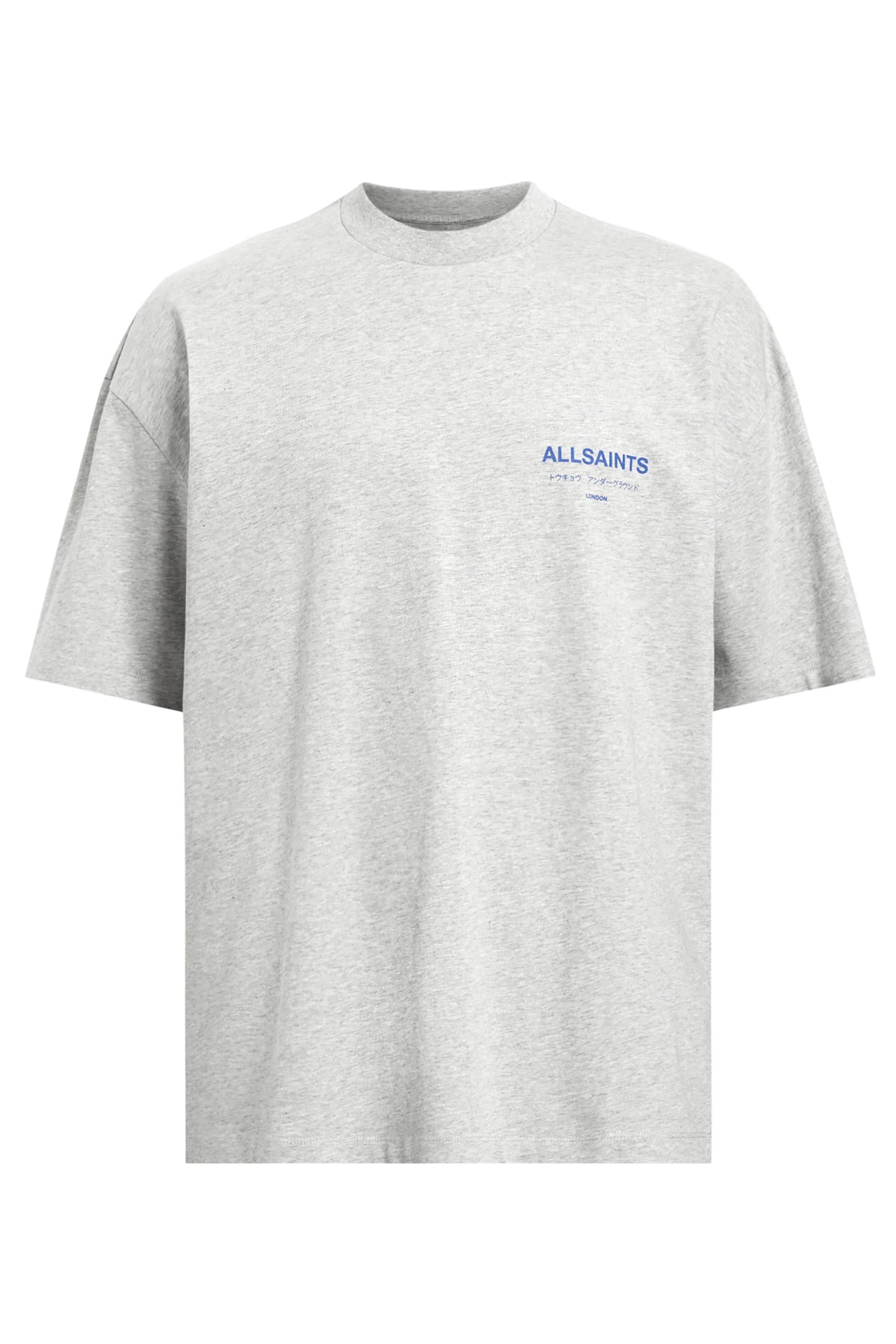 UNDERGROUND SS CREW GREY MARL/BLUE 5