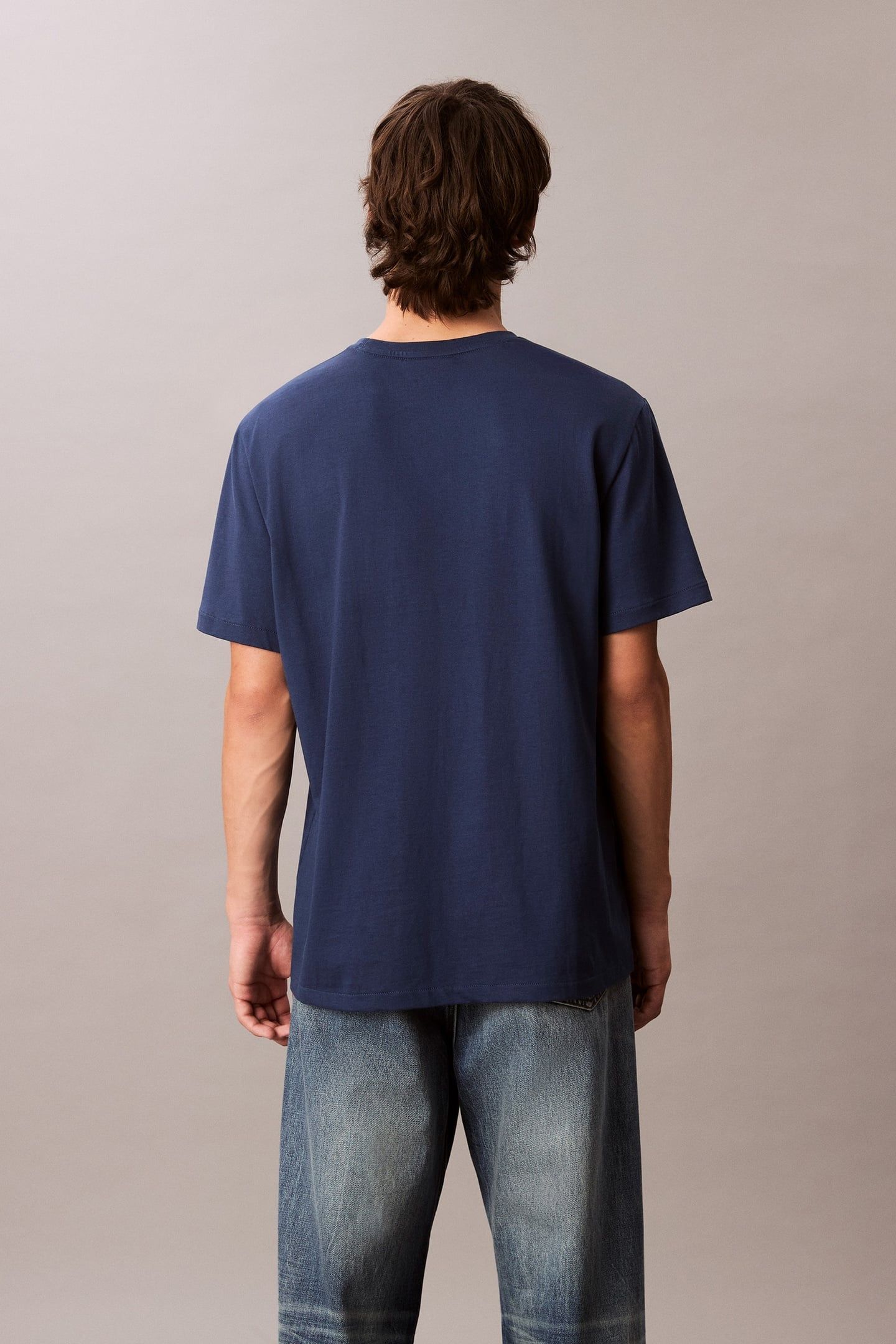 SS EASY MONOGRAM TEE BLUE JEAN 3