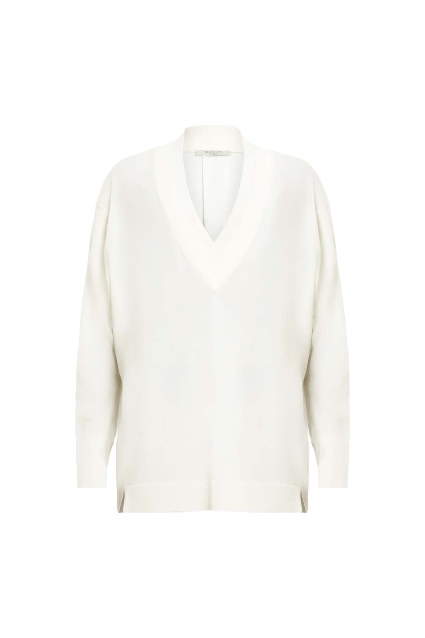 BERN PANEL V NECK CHALK WHITE 5