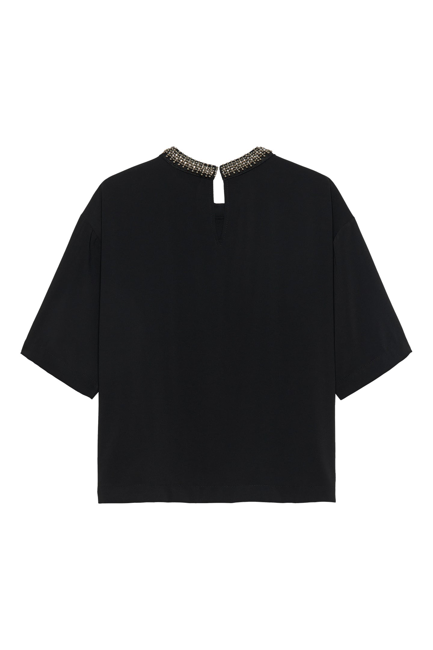 TOP WITH STRASS DETAIL BLACK 5