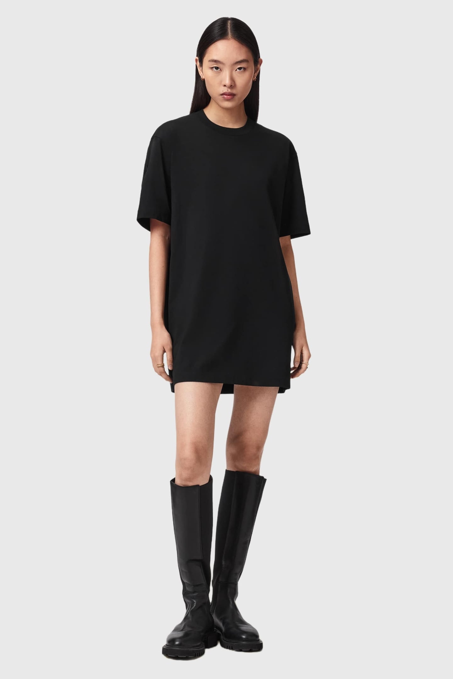 FUSE TEE DRESS BLACK 2