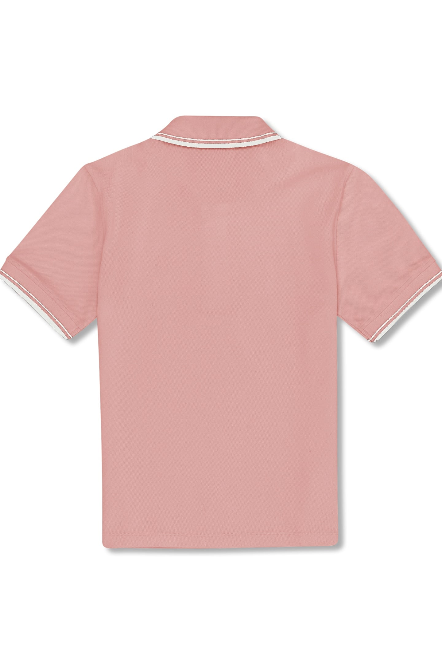 BIELLA SLIM TIPPED POLO SHIRT MELLOW ROSE 5