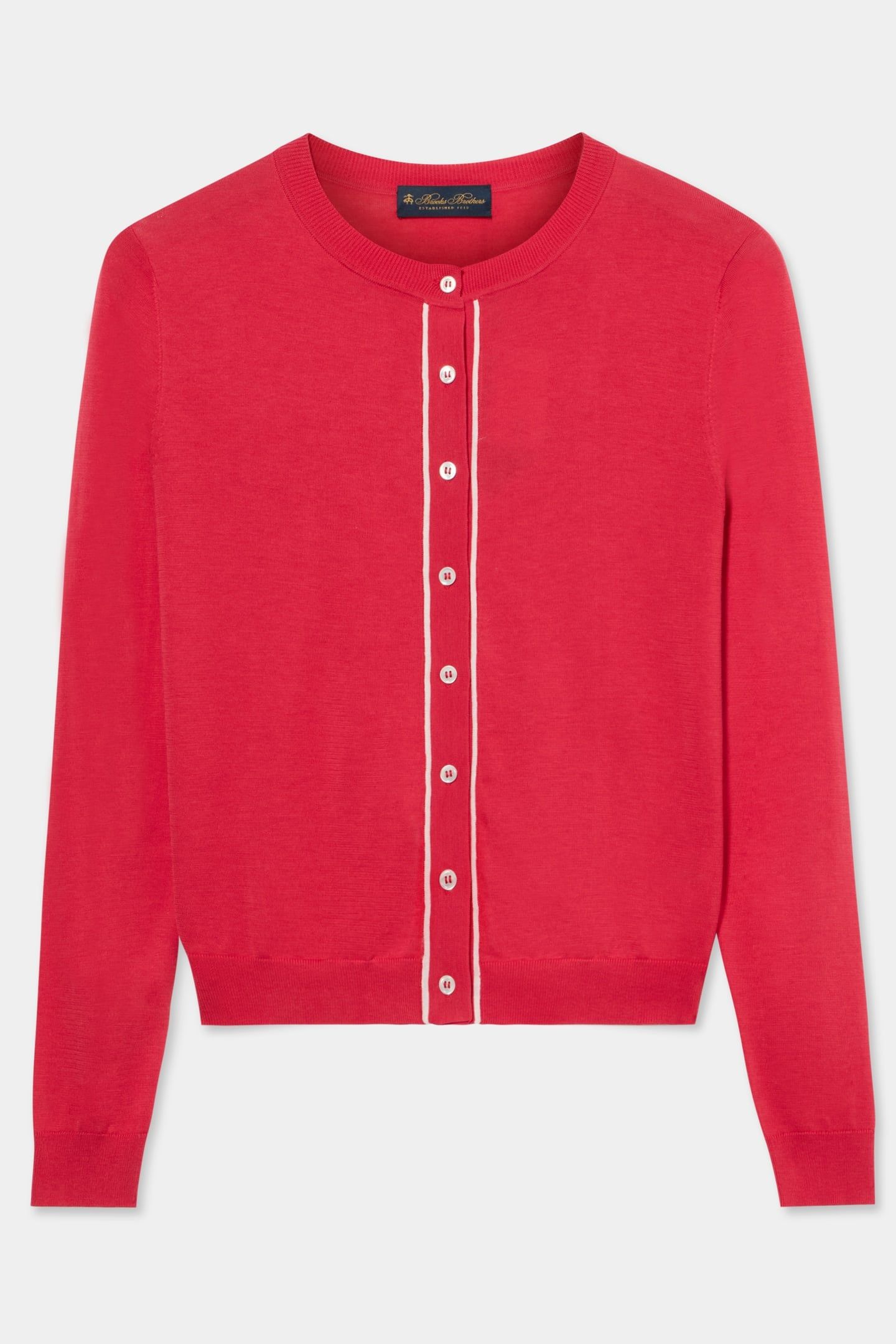 SILK BLEND CARDIGAN RED 3