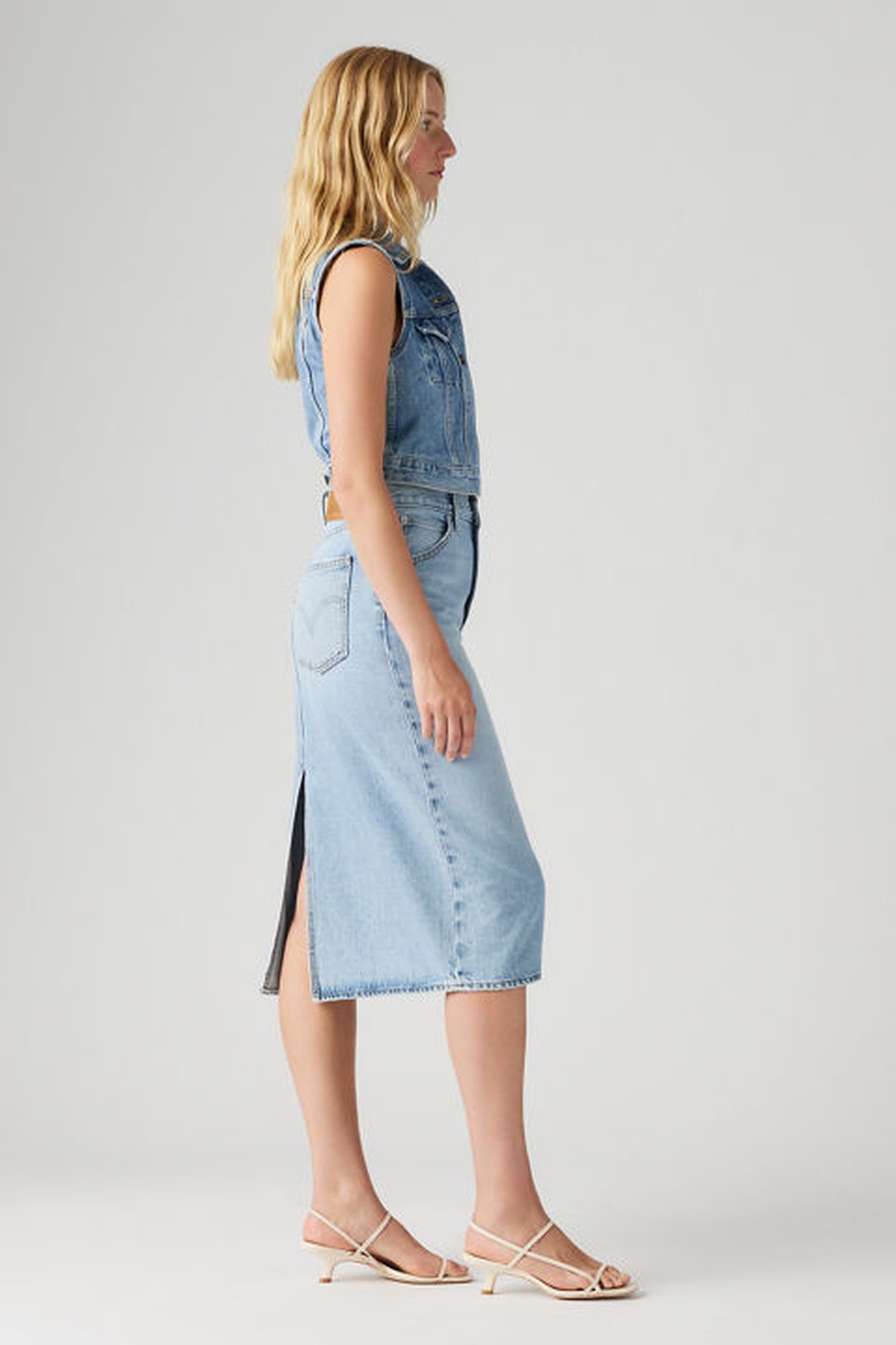 HIGH RISE BACK SLIT SKIRT 6