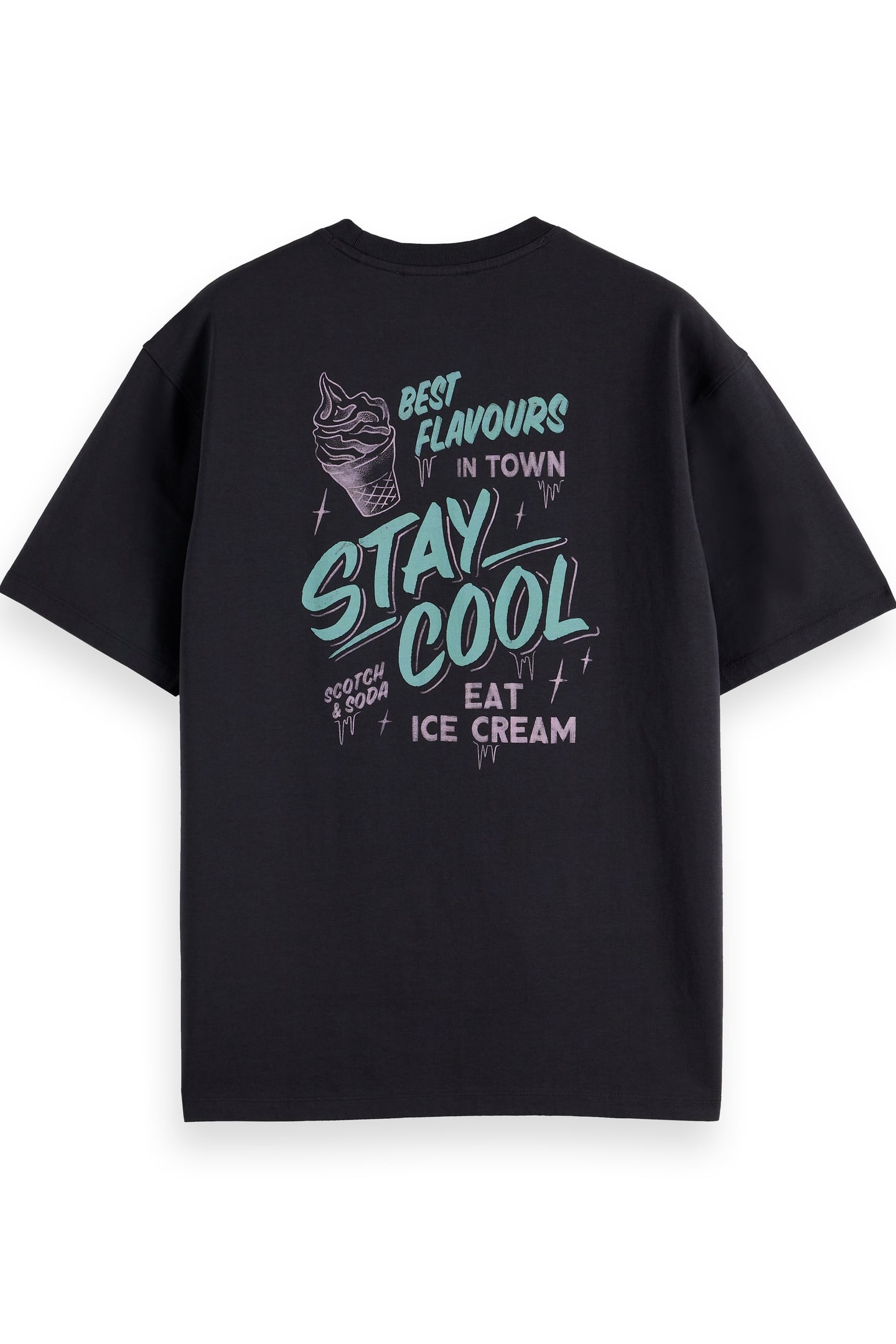 RELAXED-FIT FRONT AND BACK ARTWORK T-SHIRT WASHED BLACK 5