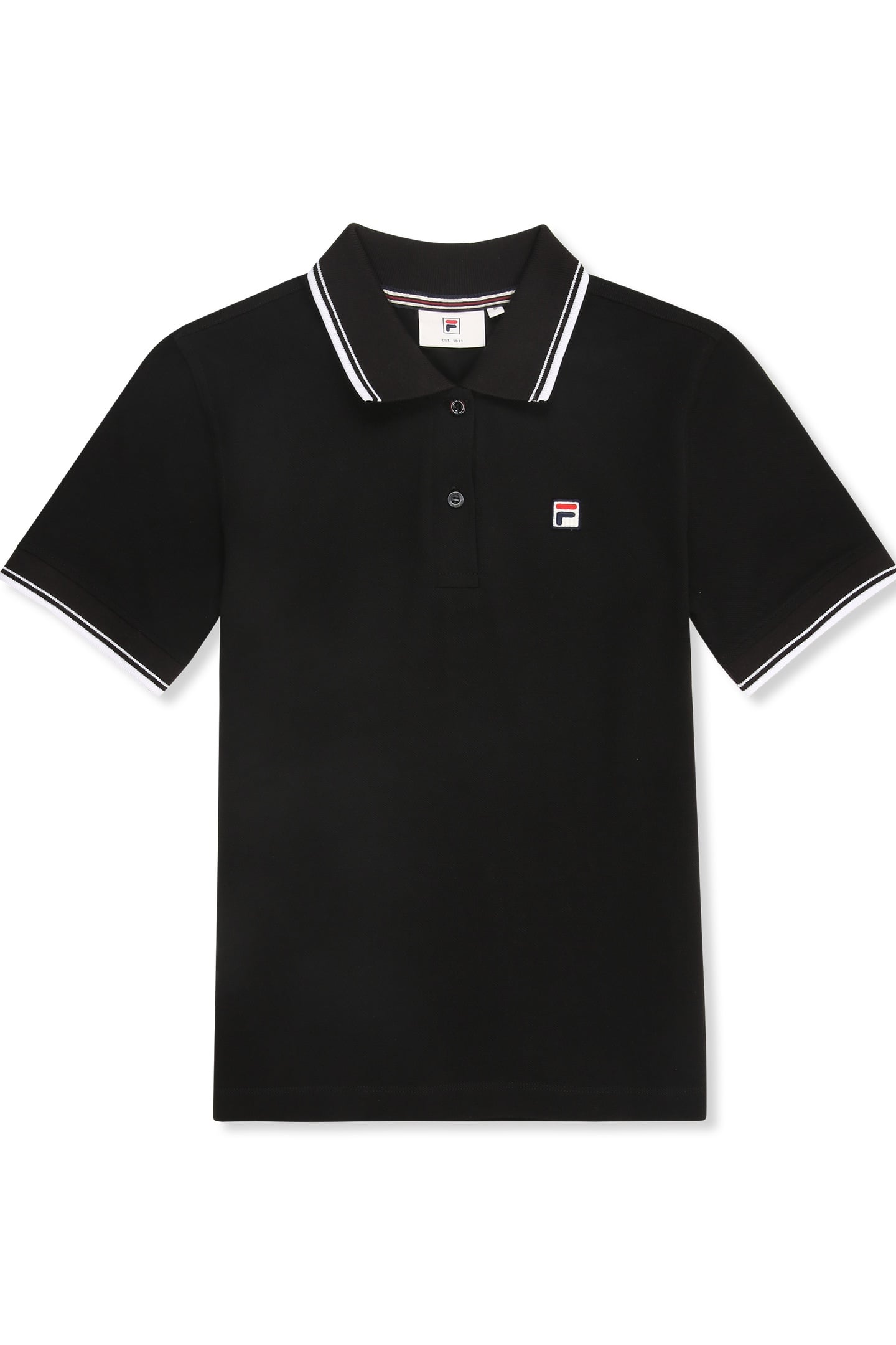 BIELLA SLIM TIPPED POLO SHIRT BLACK 5