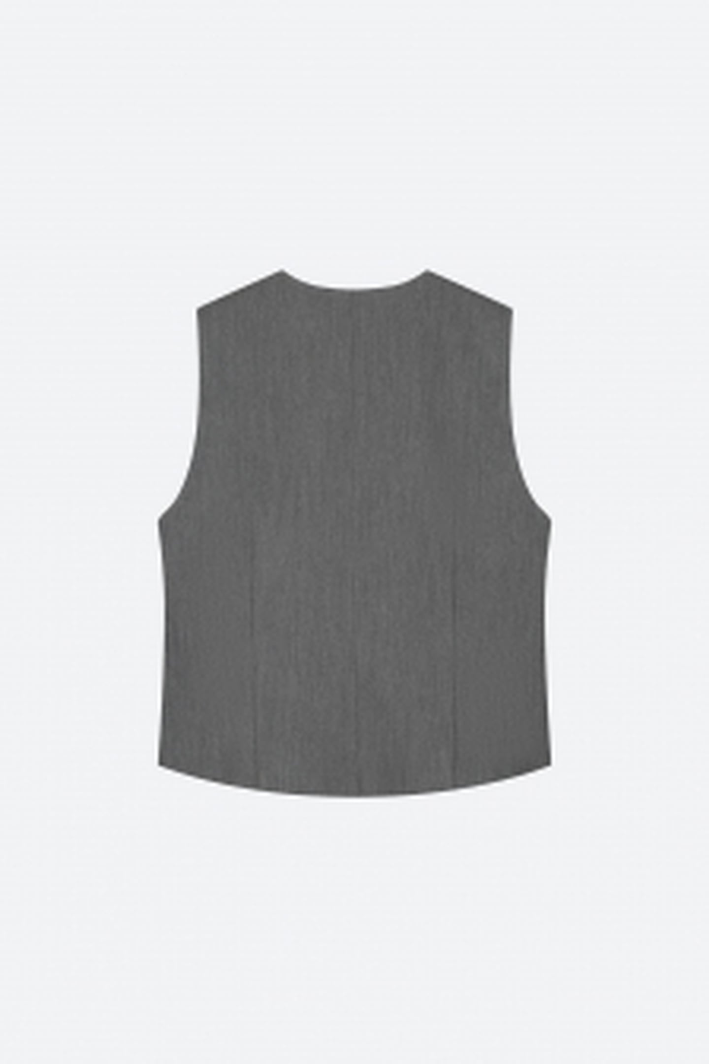 NOUS SOMMES LABELS – GINNY TIE GILET GREY 5