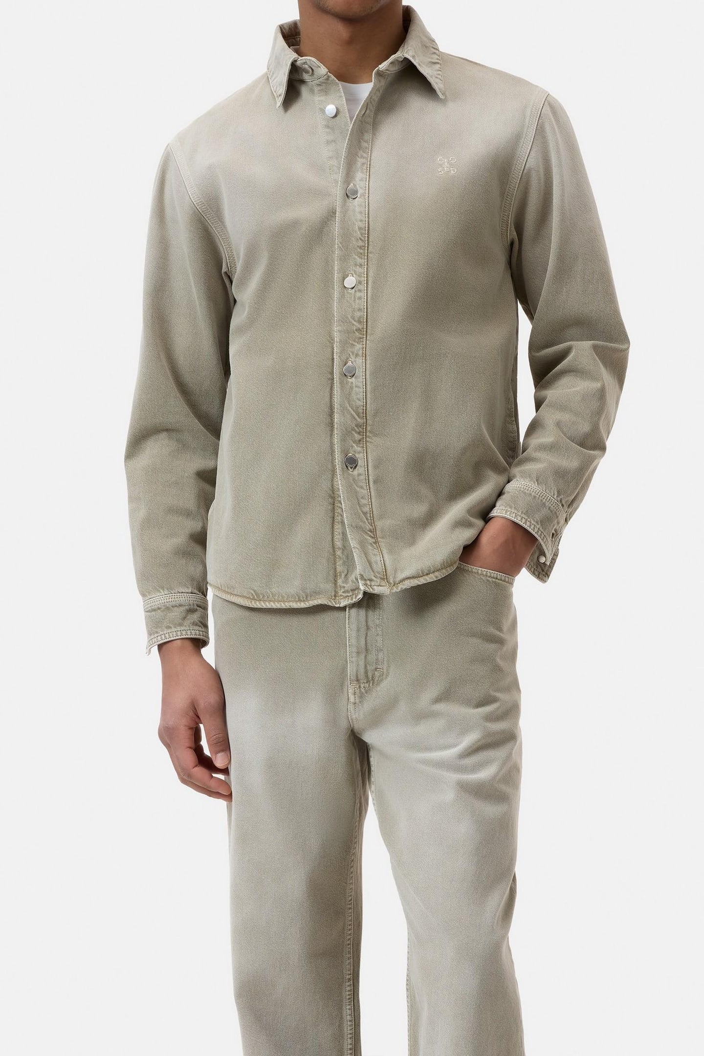 ARCHIVE BASIC SHIRT CHINO GREEN 2