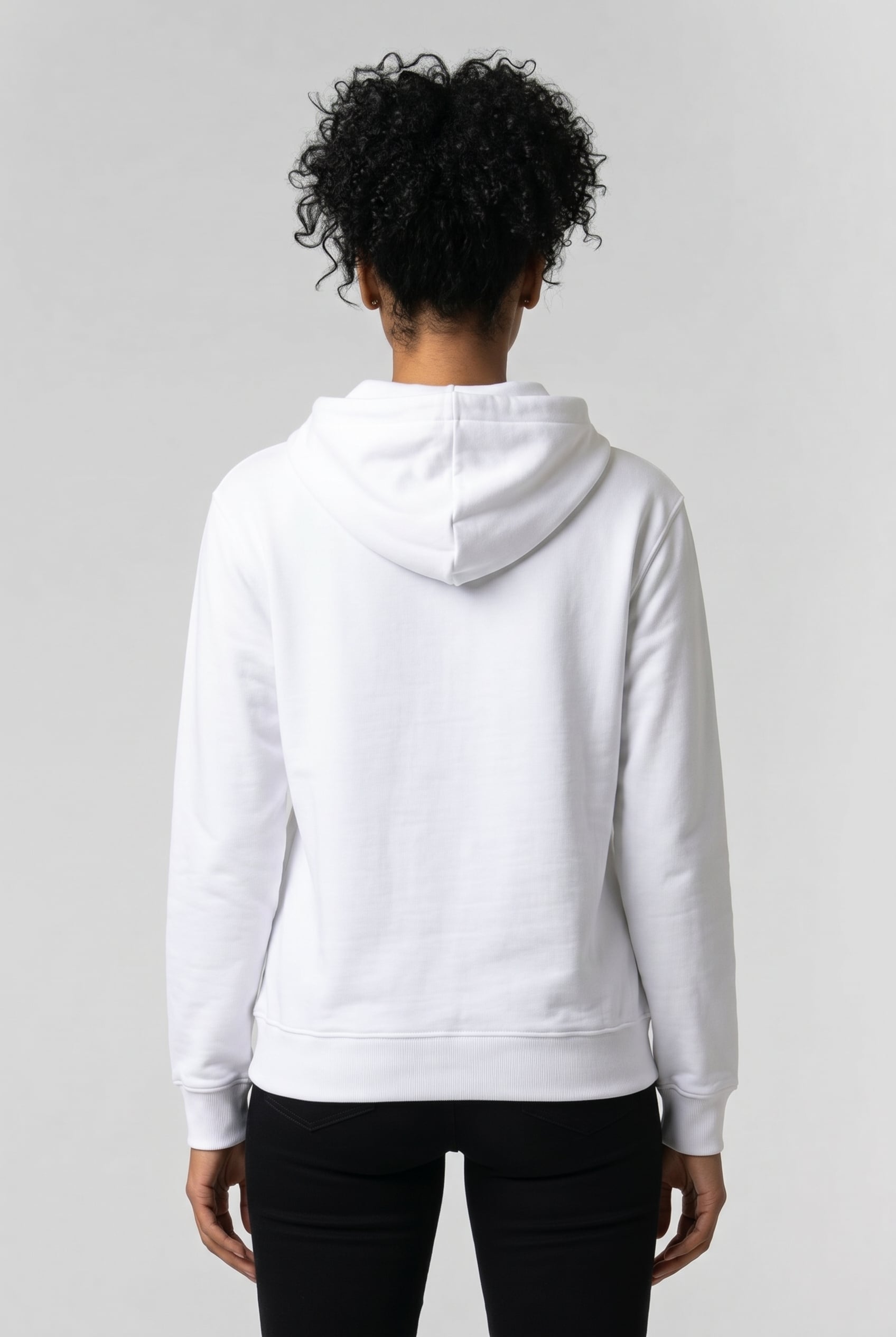 HAMBURGER HOODIE WHITE 2