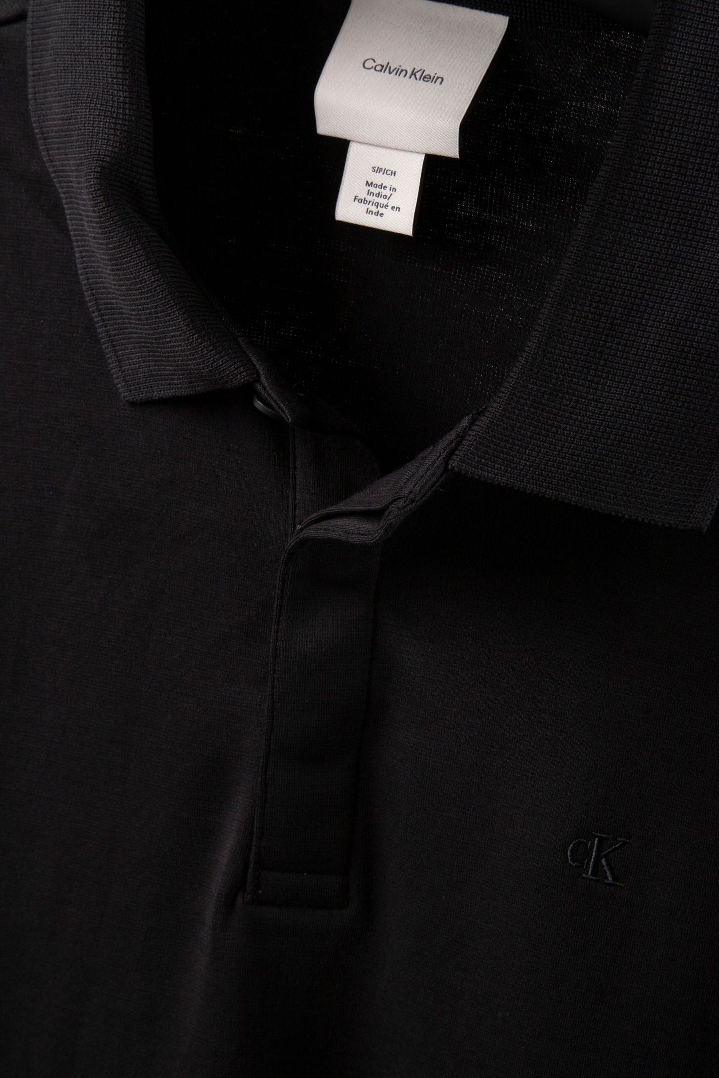 LS LUXE INTERLOCK POLO BLACK 4