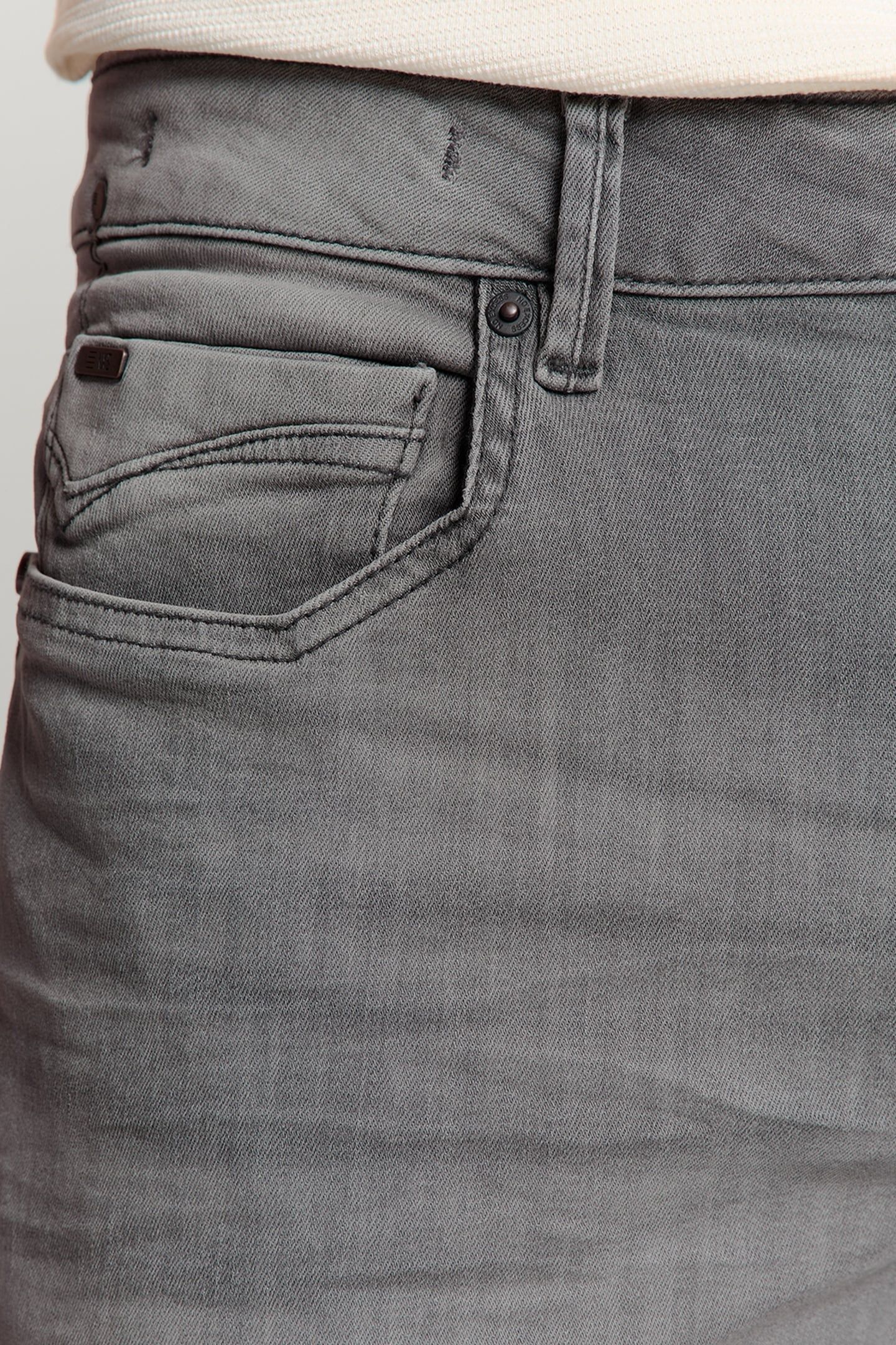 SHORT DENIM STRETCH GREY DENIM 7
