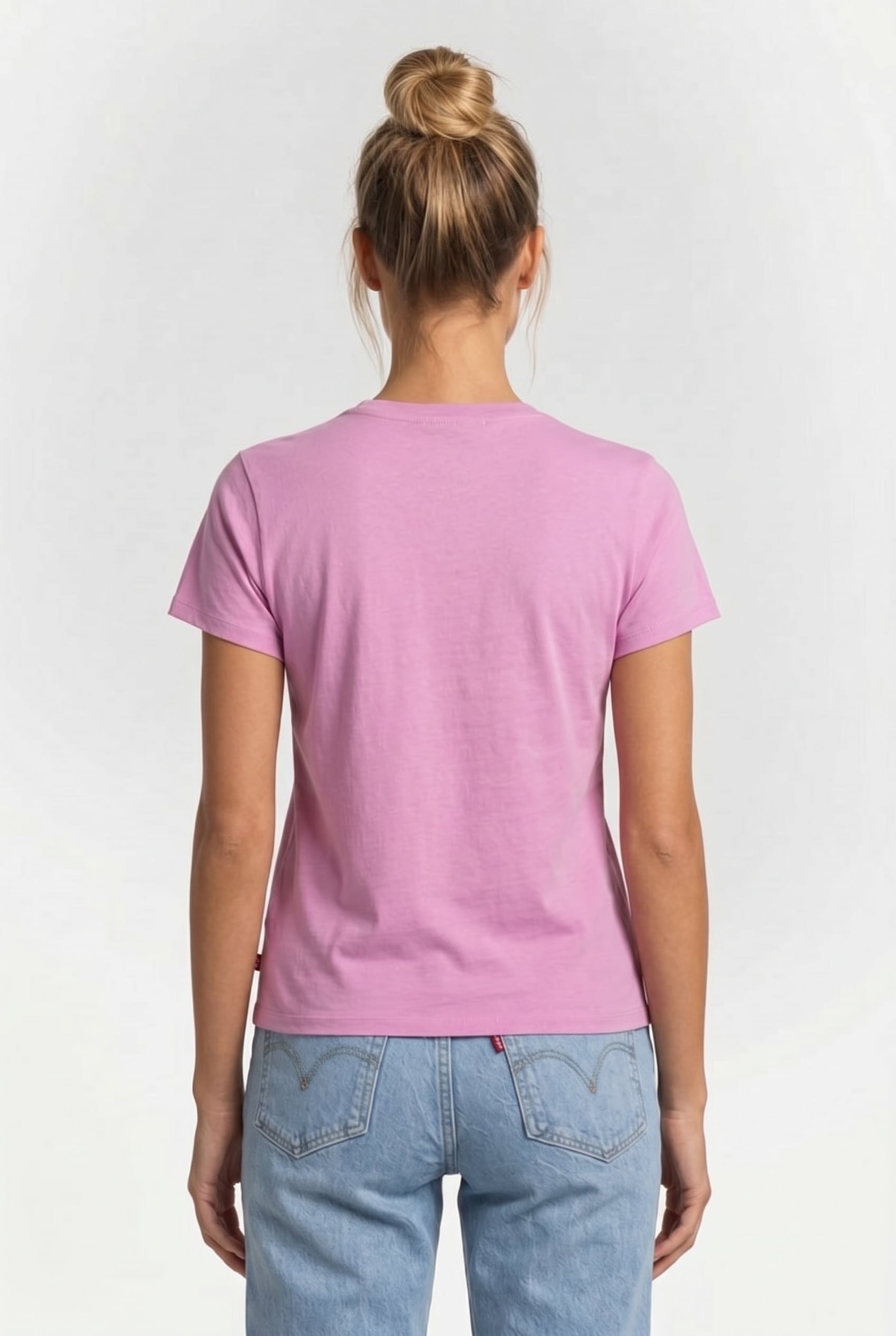 THE PERFECT TEE STRIPE LOGO MAUBE ORCHID 2