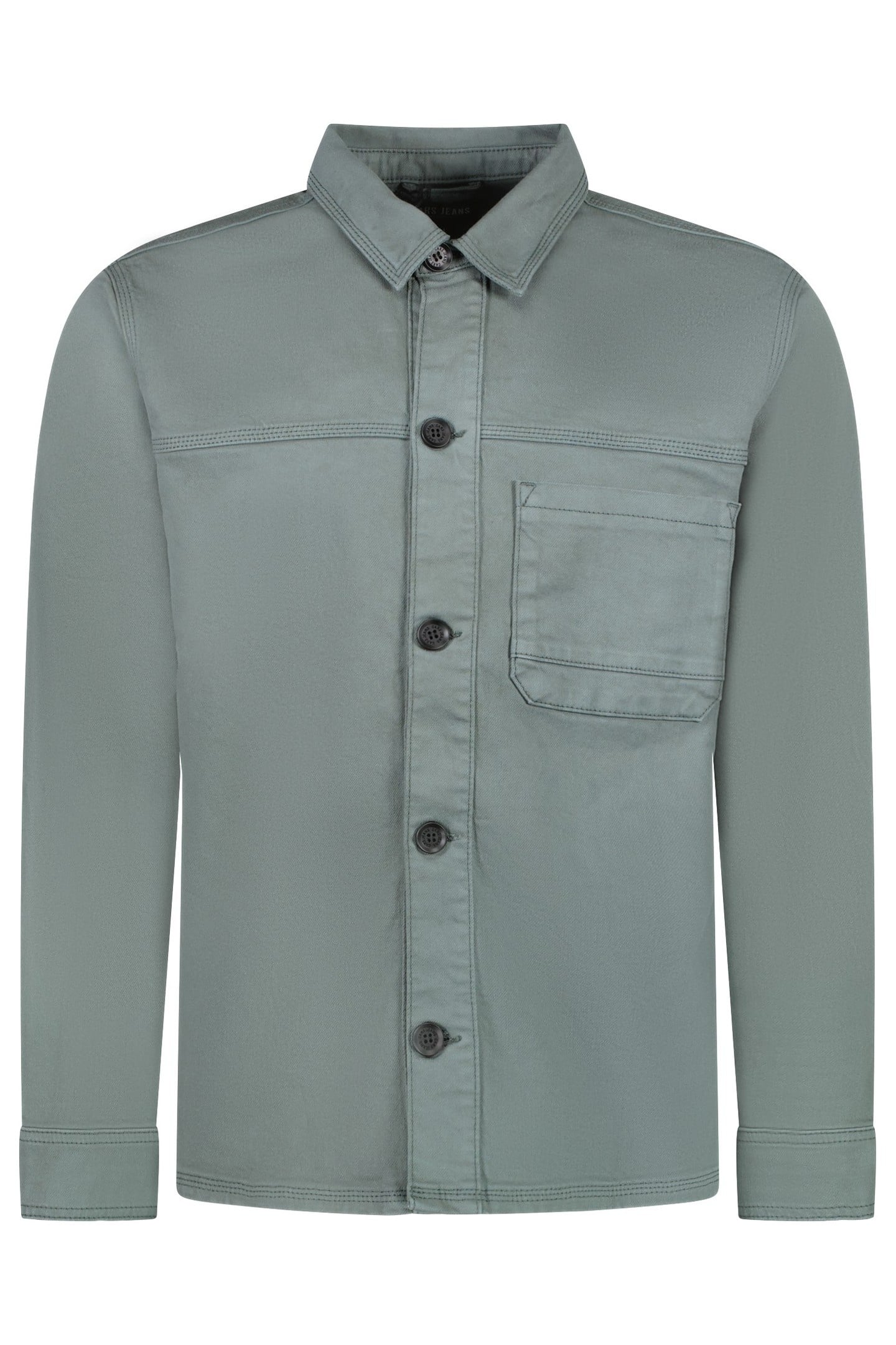 TOBIAS LS JACKET SHIRT MOSS 2