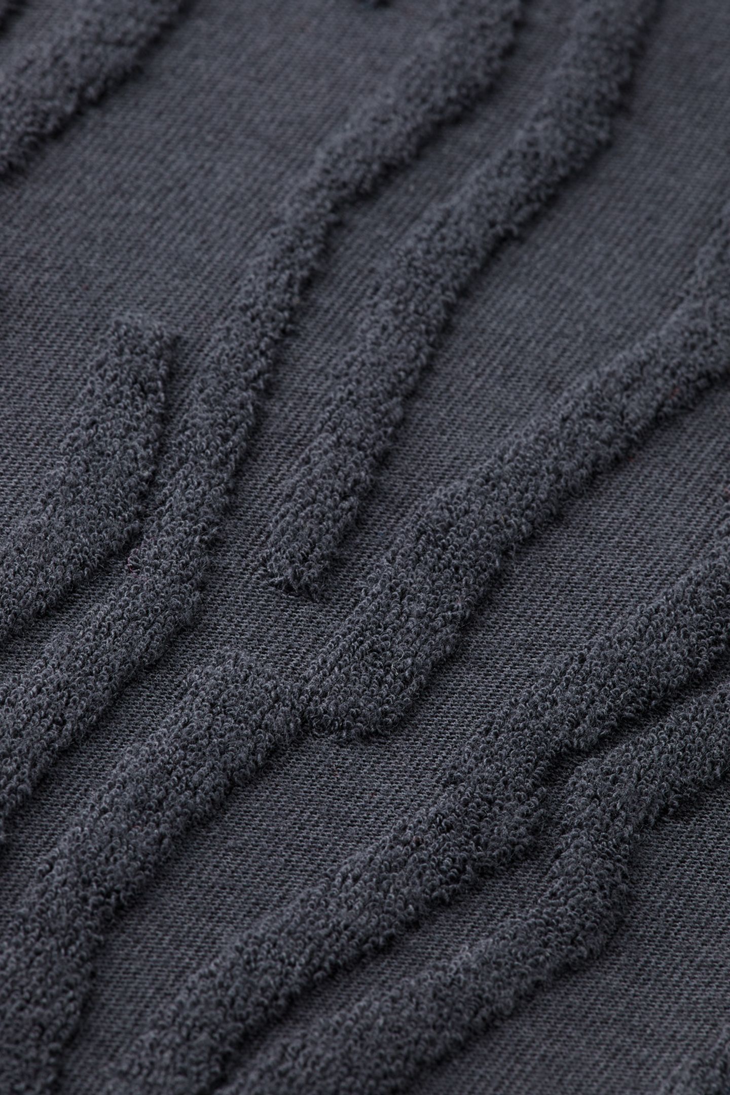 BOY TOWELLING JACQUARD POLO WASHED BLACK 3