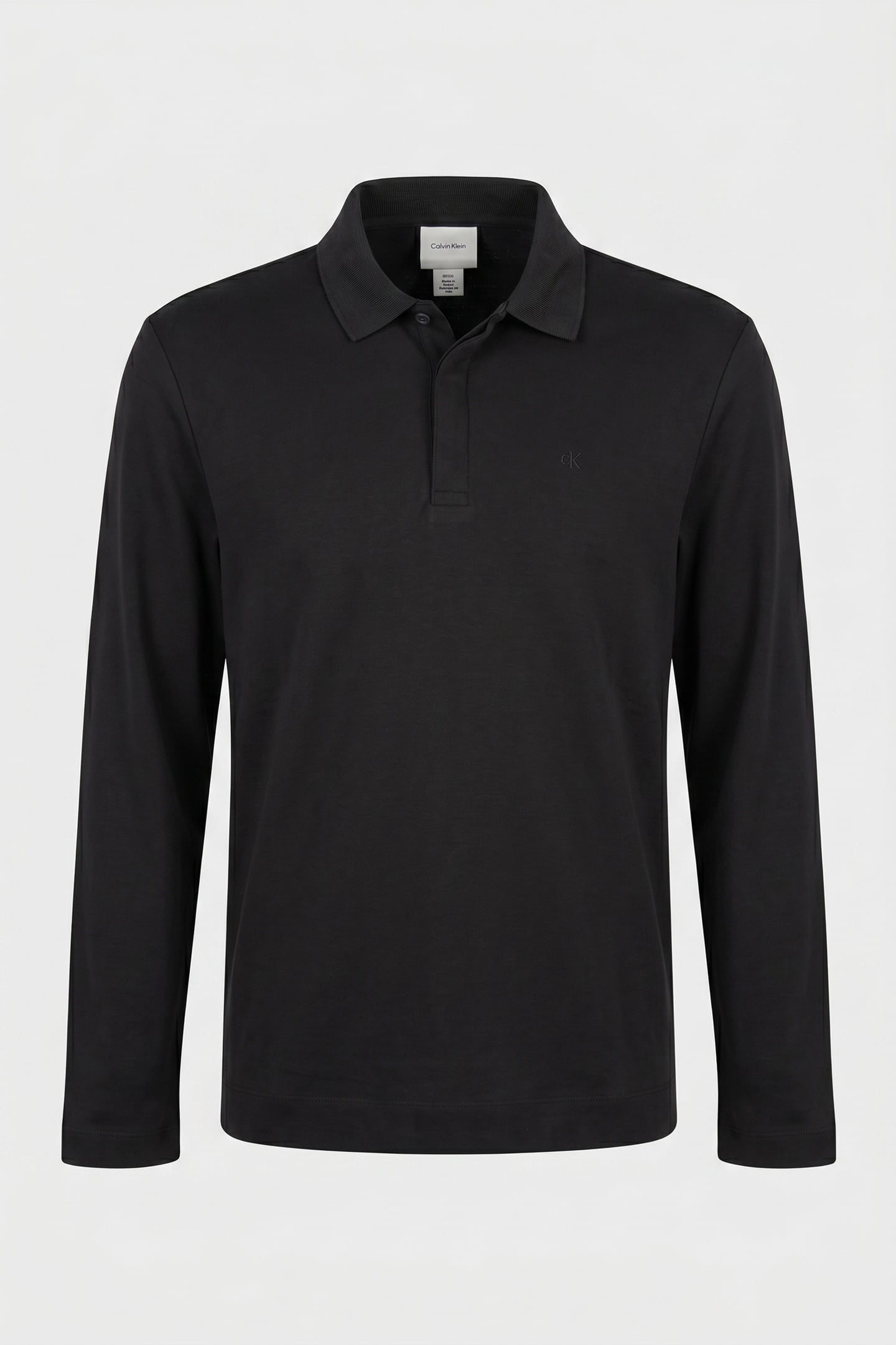 LS LUXE INTERLOCK POLO BLACK 3