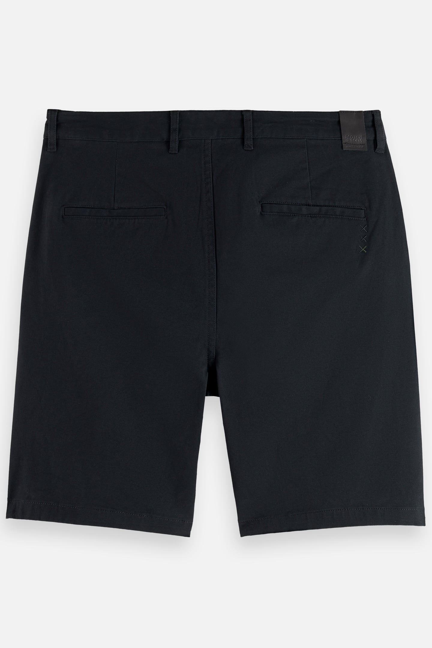 CORE STUART COTTON-BLEND TWILL REGULAR-FIT SHORT BLACK 6
