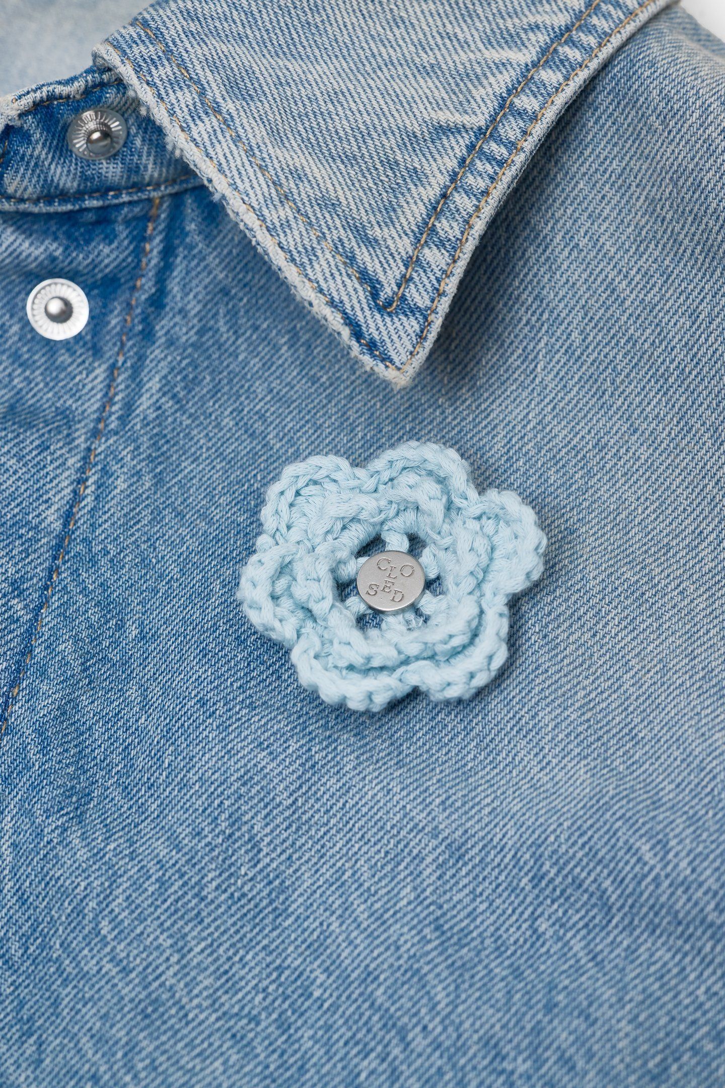 SHORT SLEEVE DENIM SHIRT LIGHT BLUE 7