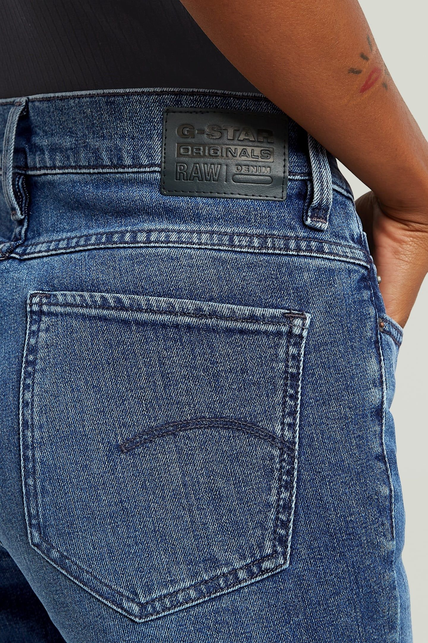 NOXER BOOTCUT JEANS MEDIUM BLUE 6