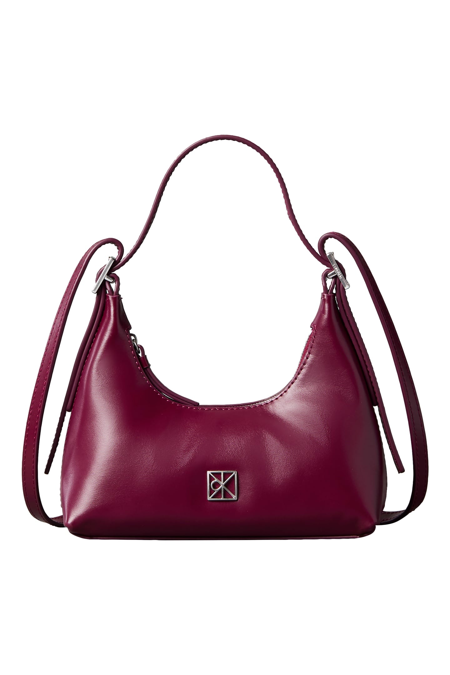 EMBLEM LEATHER MINI SHOULDER BAG ALLURING PINK 2