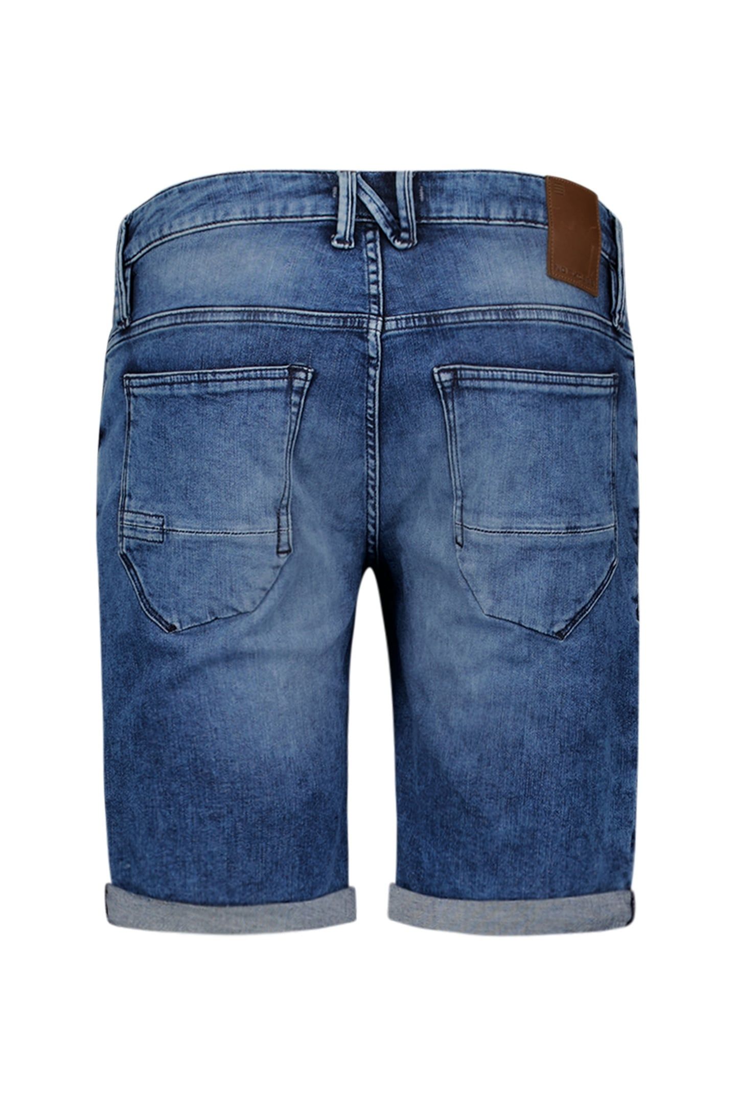 SHORT DENIM STRETCH STONE USED DENIM 5