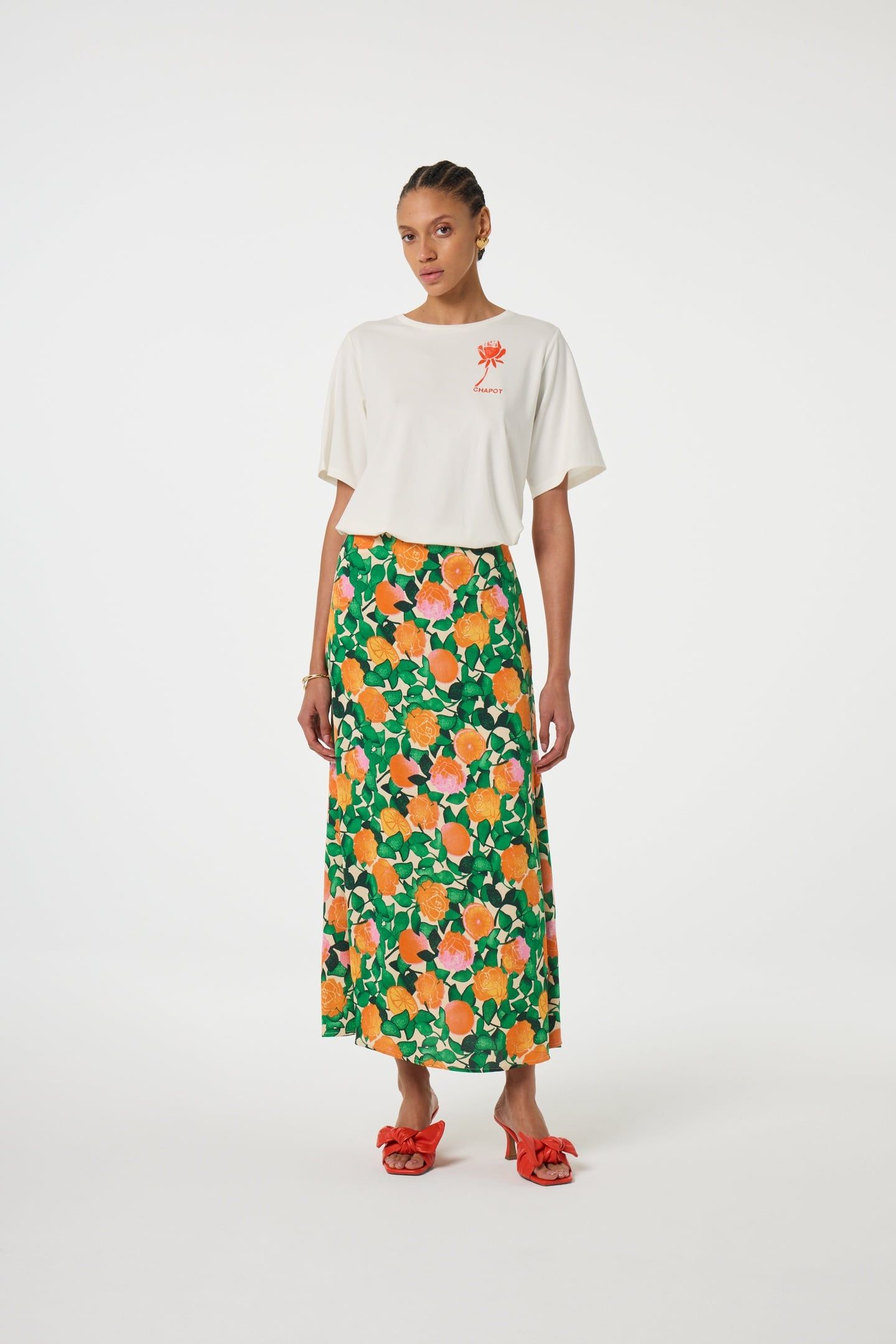 LAURENT SKIRT GRASS IS GREENER/JUS 2