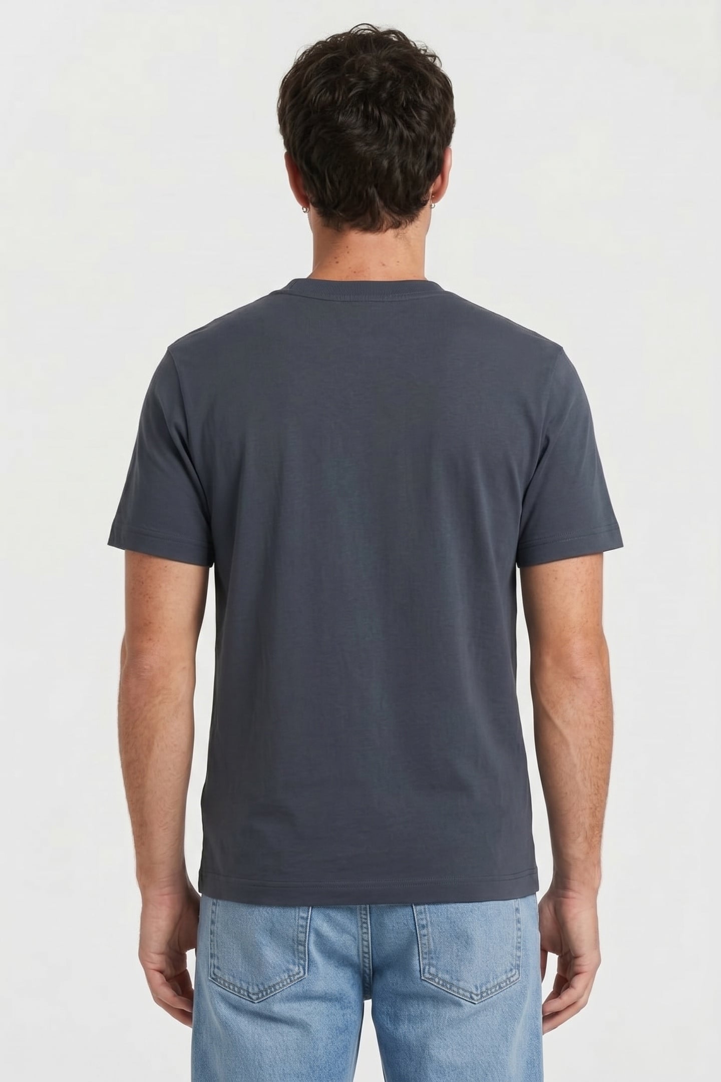 SS EASY MONOGRAM TEE HARLEM NIGHT BLUE 2