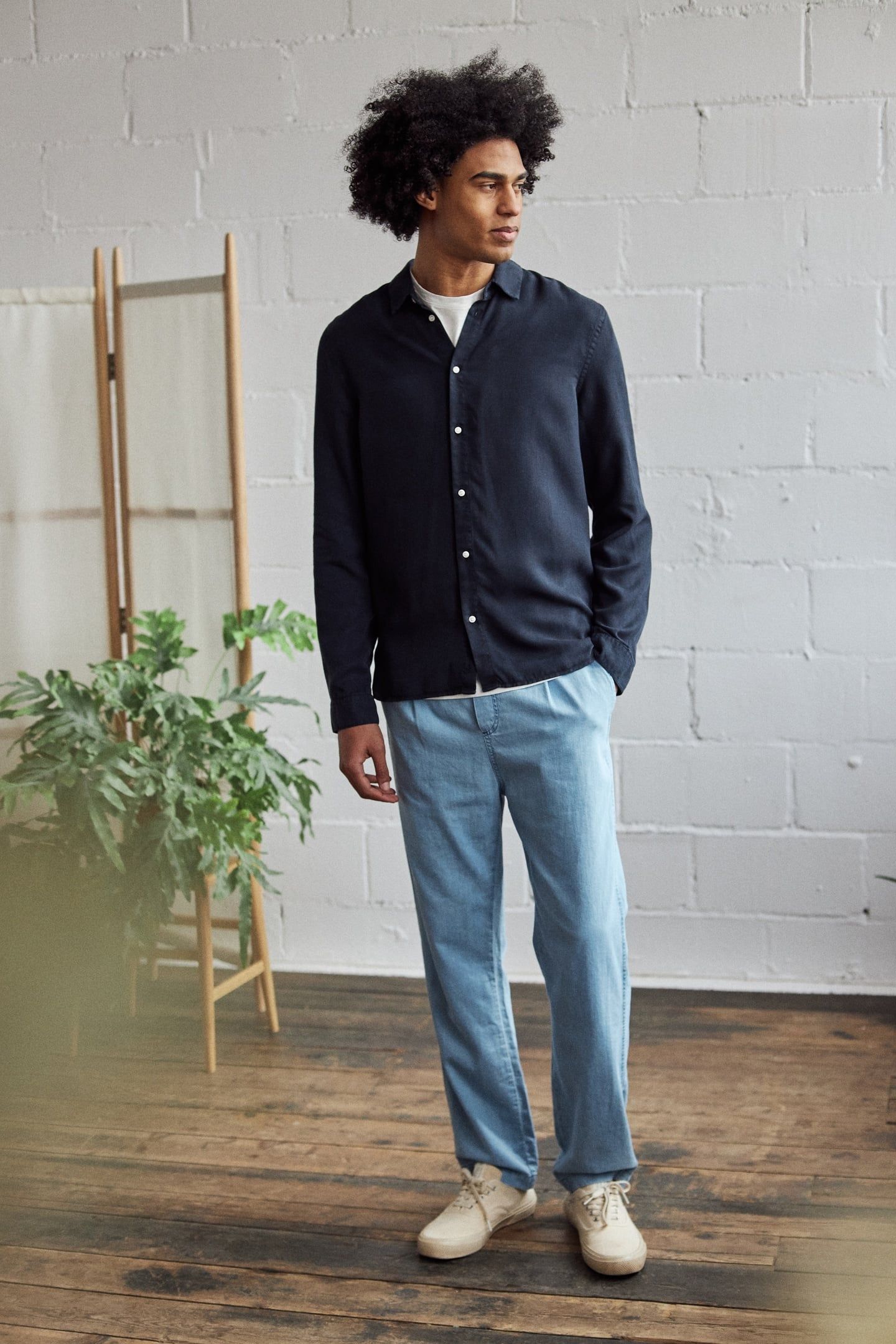 YANGGETA SHIRT NAVY BLUE 1