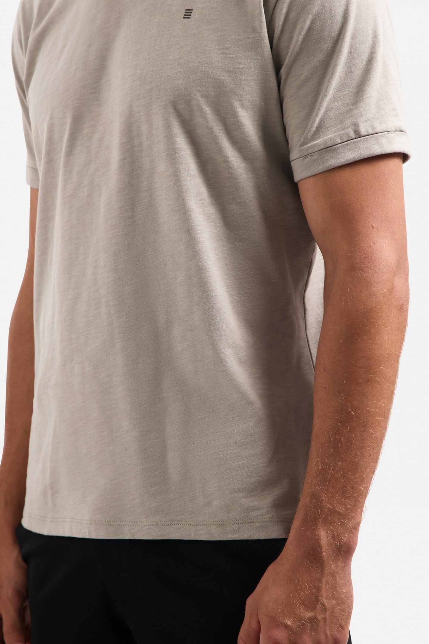T-SHIRT CREWNECK SLUB CLAY 7