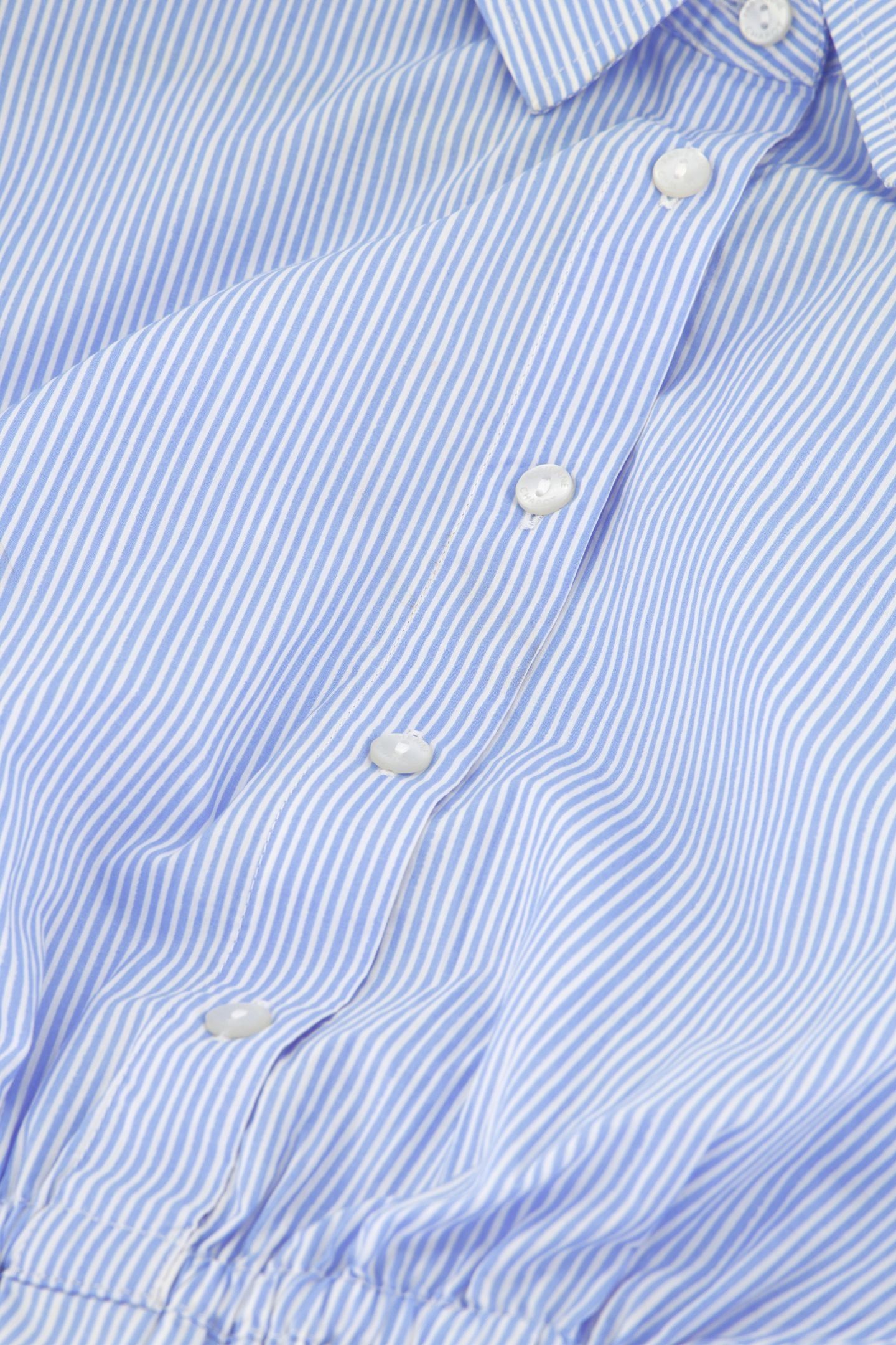CAMILA DRESS WARM WHITE/POOL BLUE 5