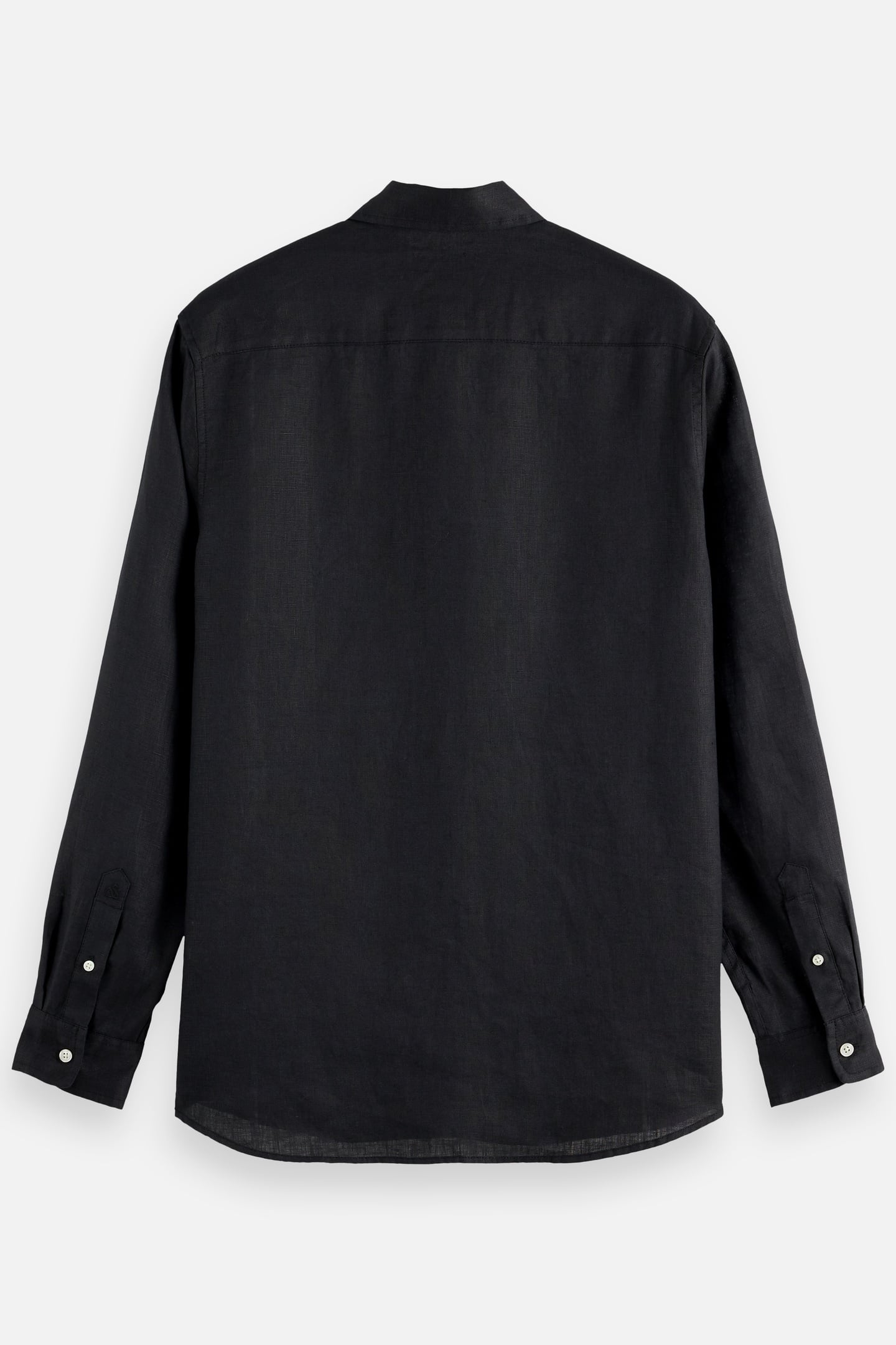 NOS LINEN REGULAR-FIT SHIRT BLACK 5